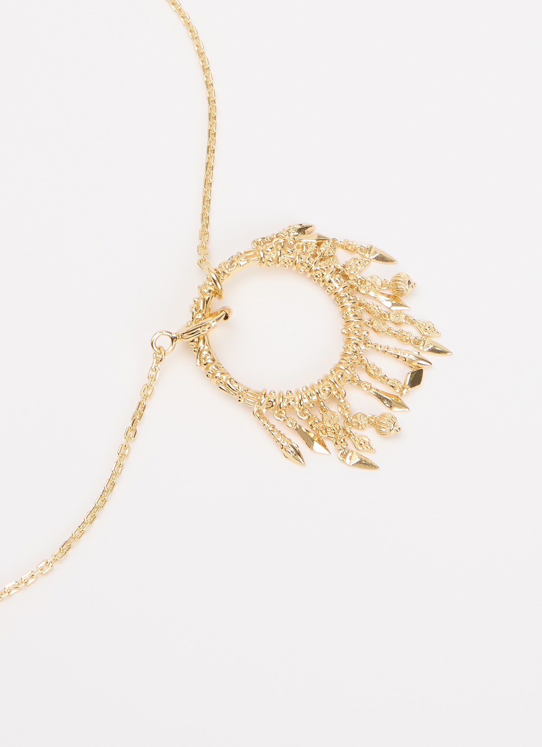 ba&sh Lina ketting van zilver - detail 4 goud