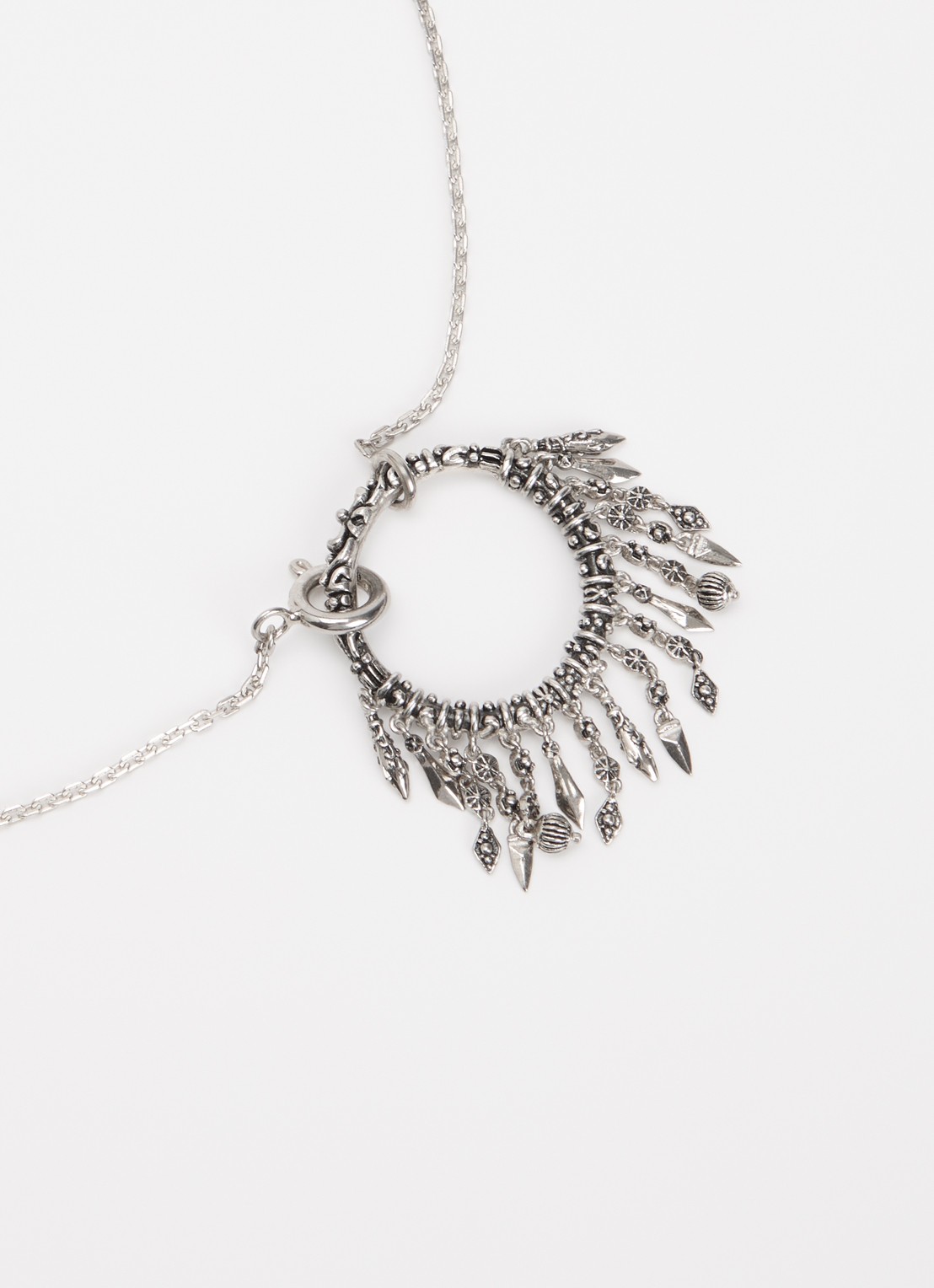 ba&sh Lina ketting van zilver - detail 4 zilver