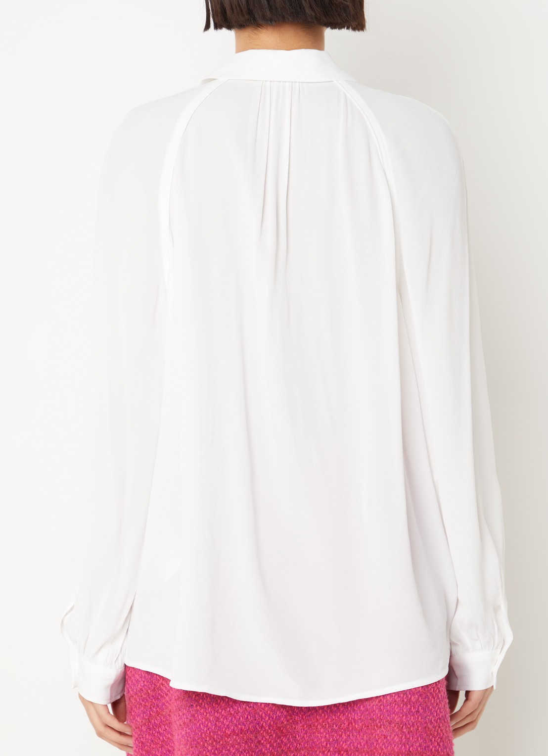 ba&sh Marvin blouse - achterkant 3 gebroken wit