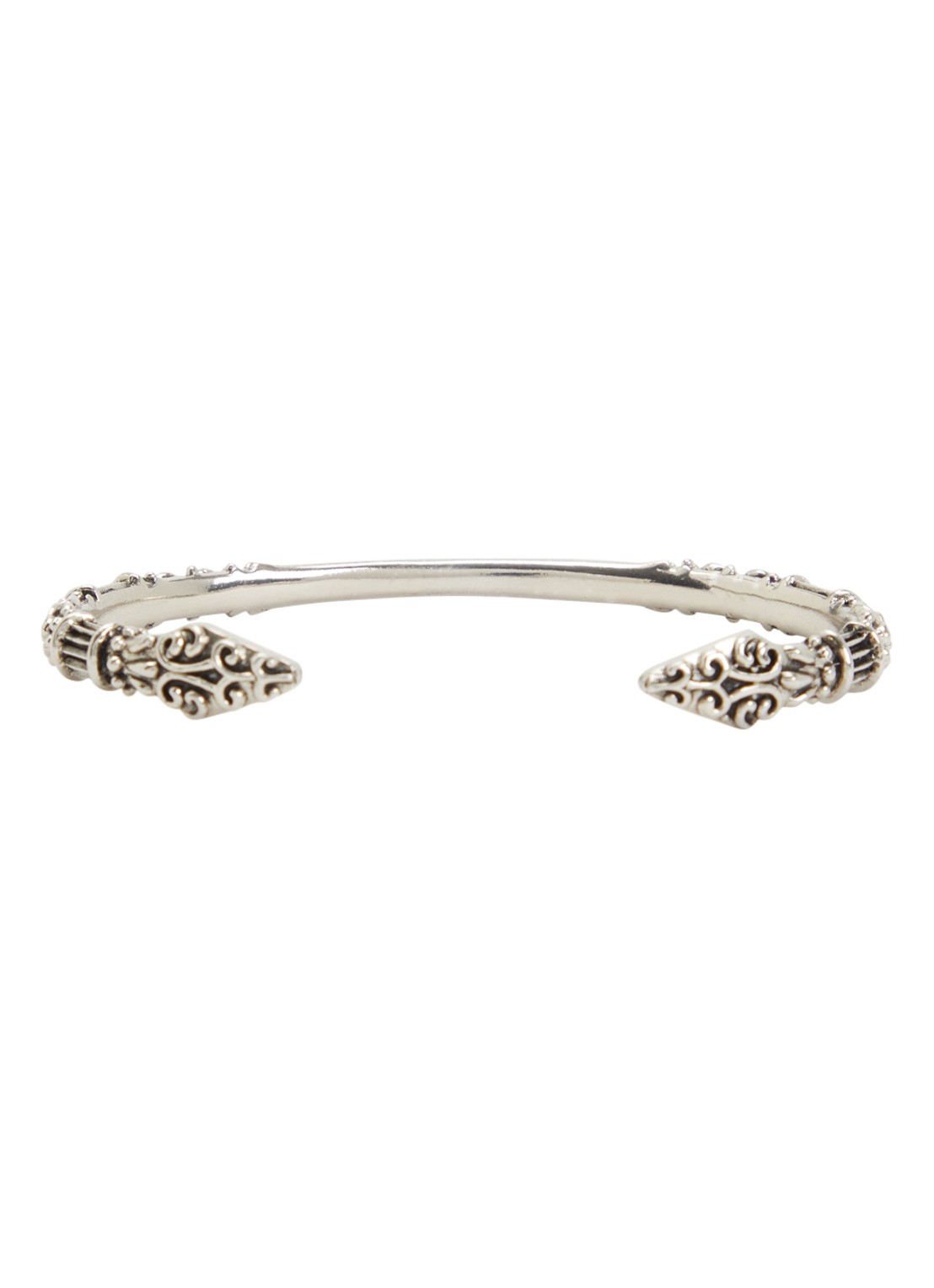 ba&sh Matty armband van zilver - voorkant 2 zilver