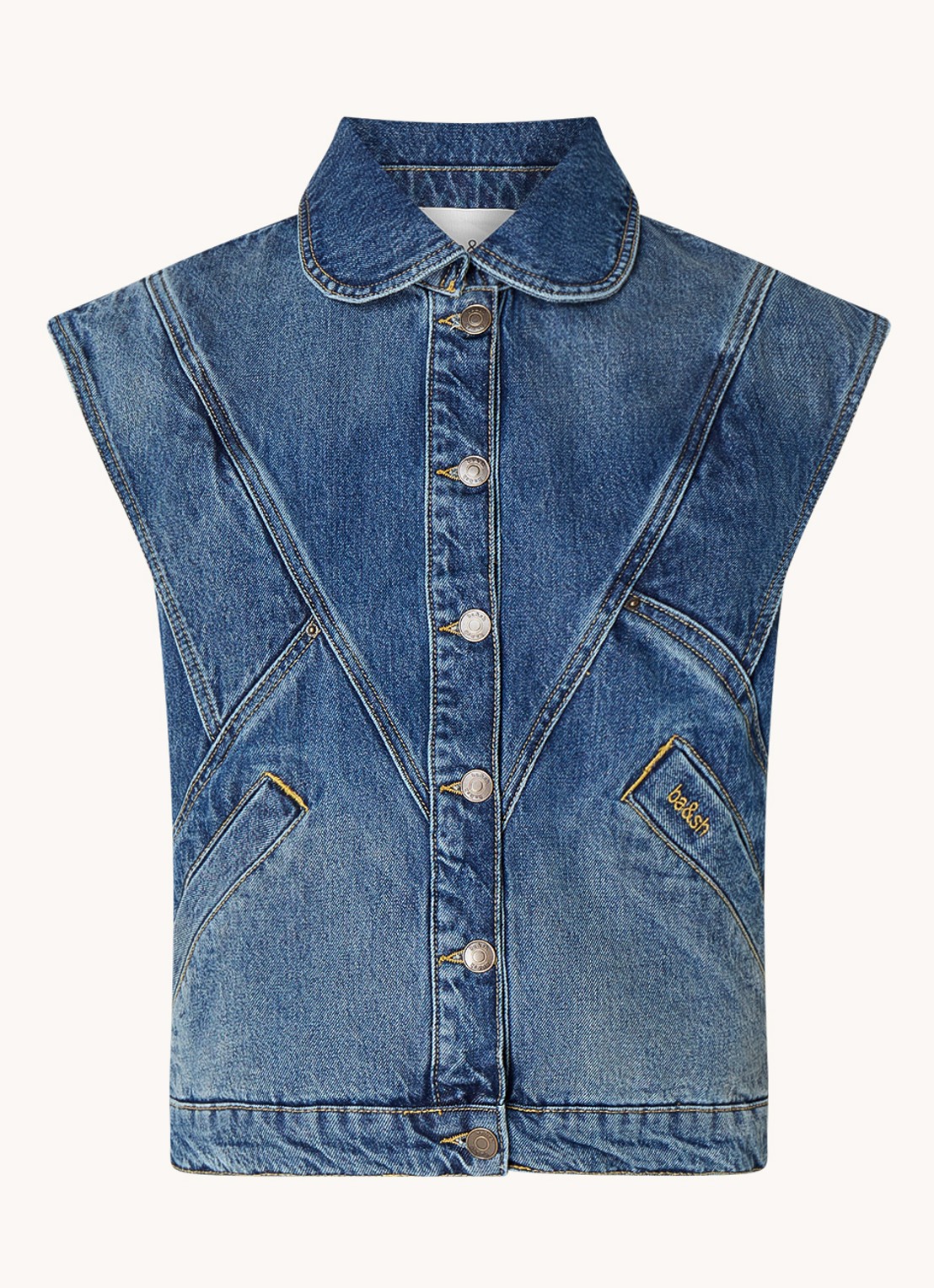 Ba&sh MAX JACKET - voorkant 3 indigo