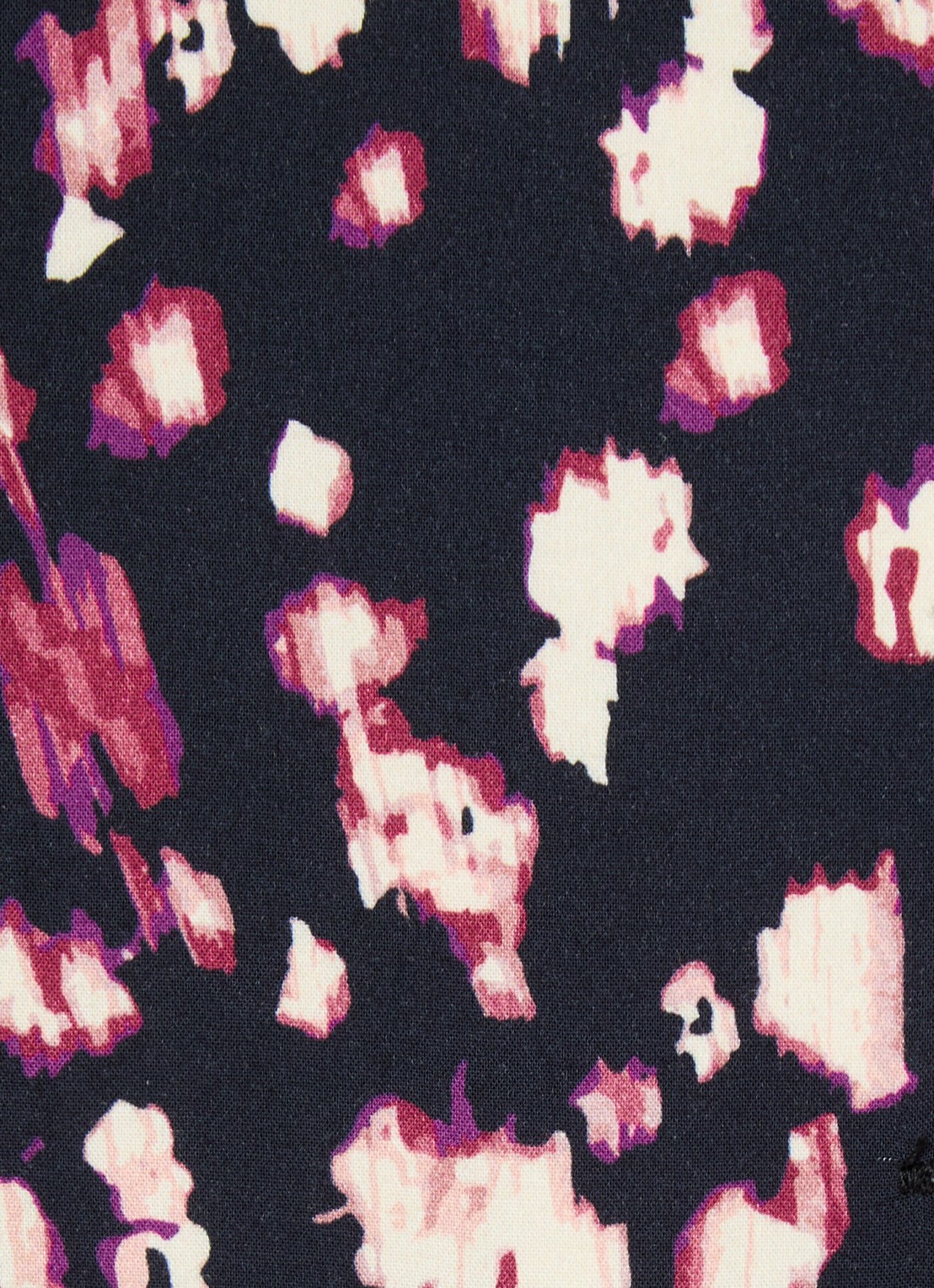 ba&sh Molly mini tuniekjurk met print - detail 5 zwart