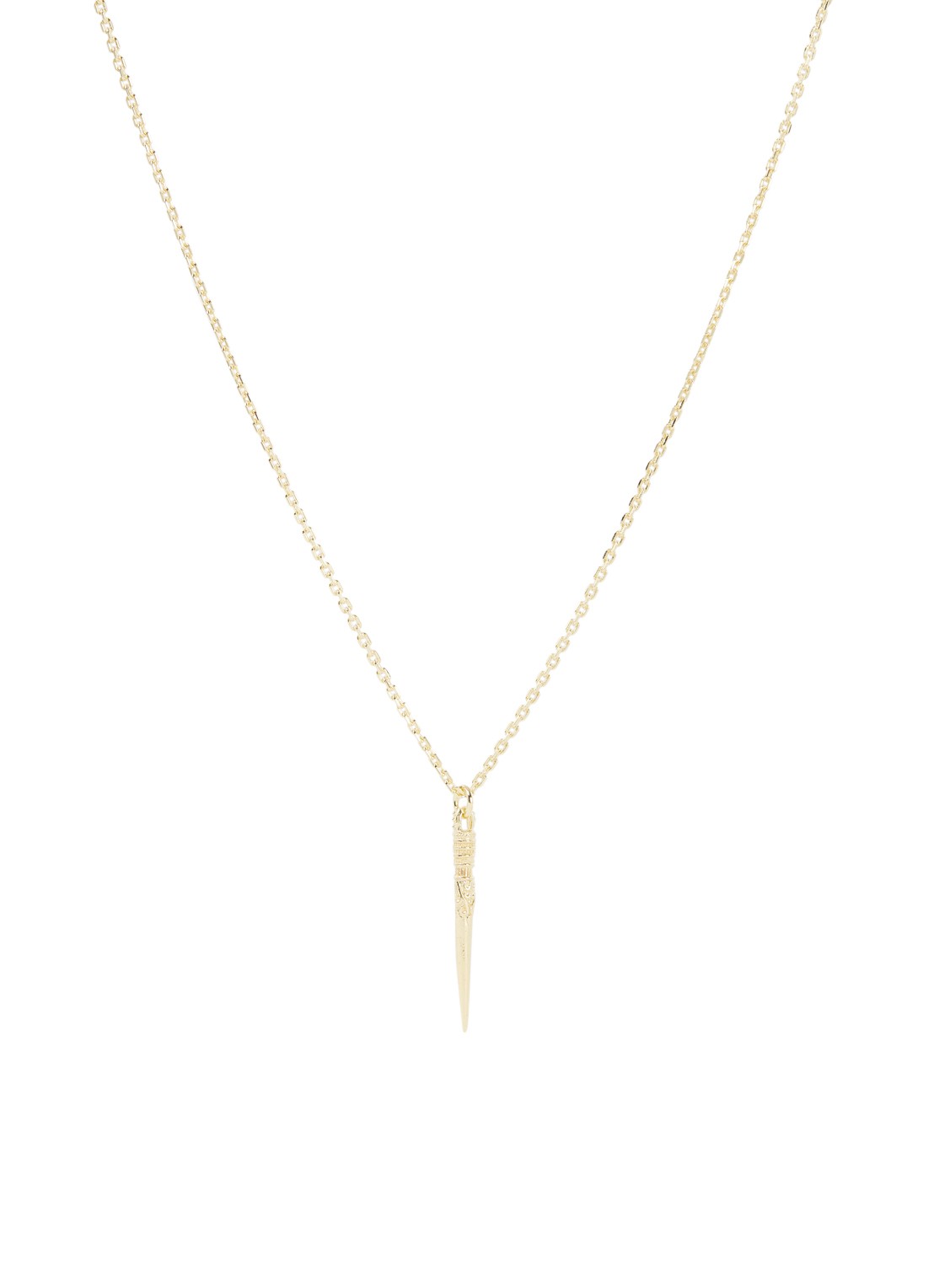 ba&sh Nadav ketting met hanger - voorkant goud
