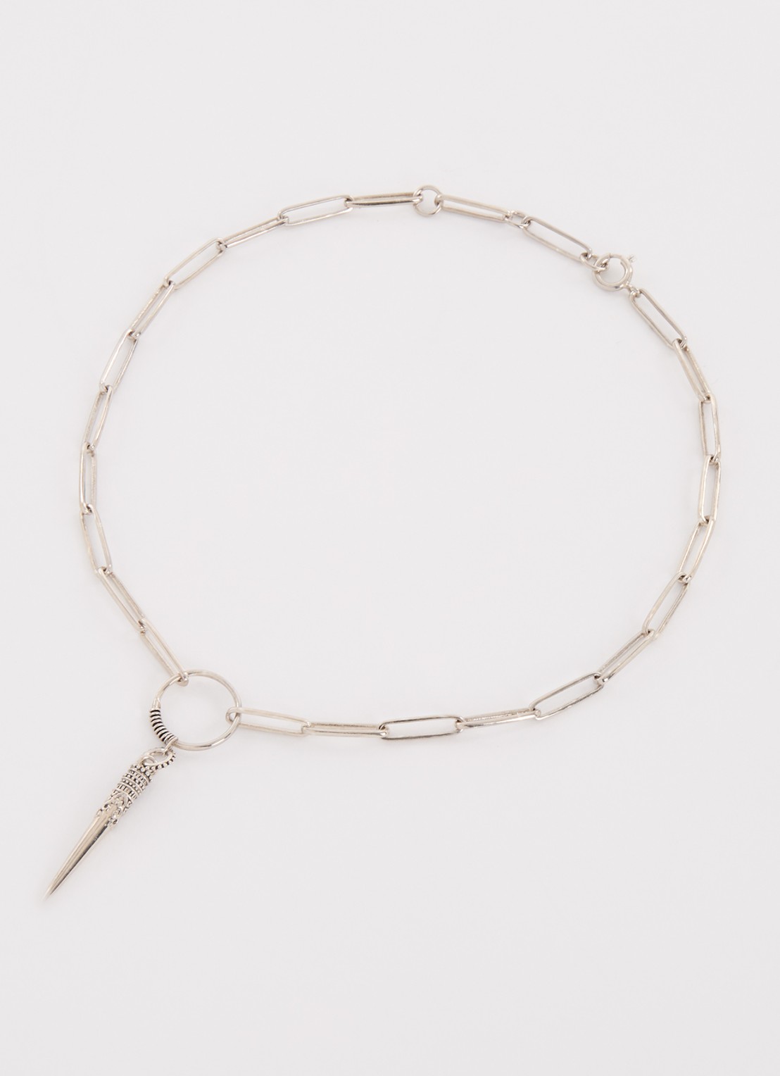 ba&sh Naoki ketting met hanger - detail 3 zilver