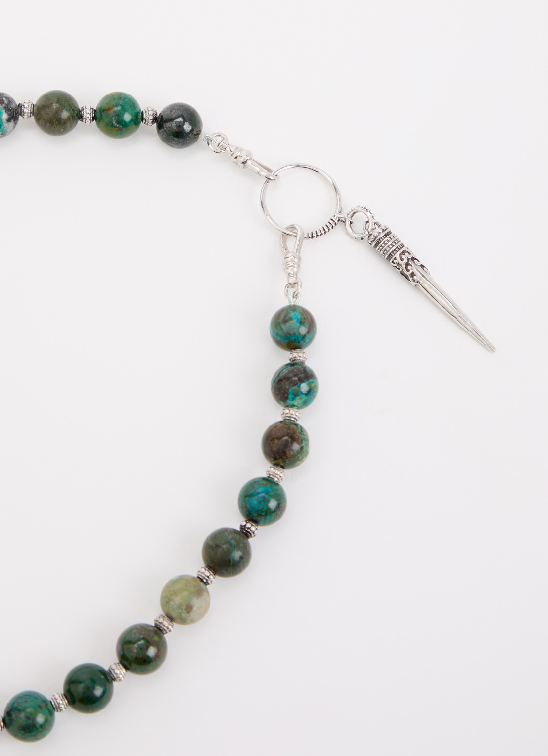 ba&sh Noan kralenketting - detail 2 zilver