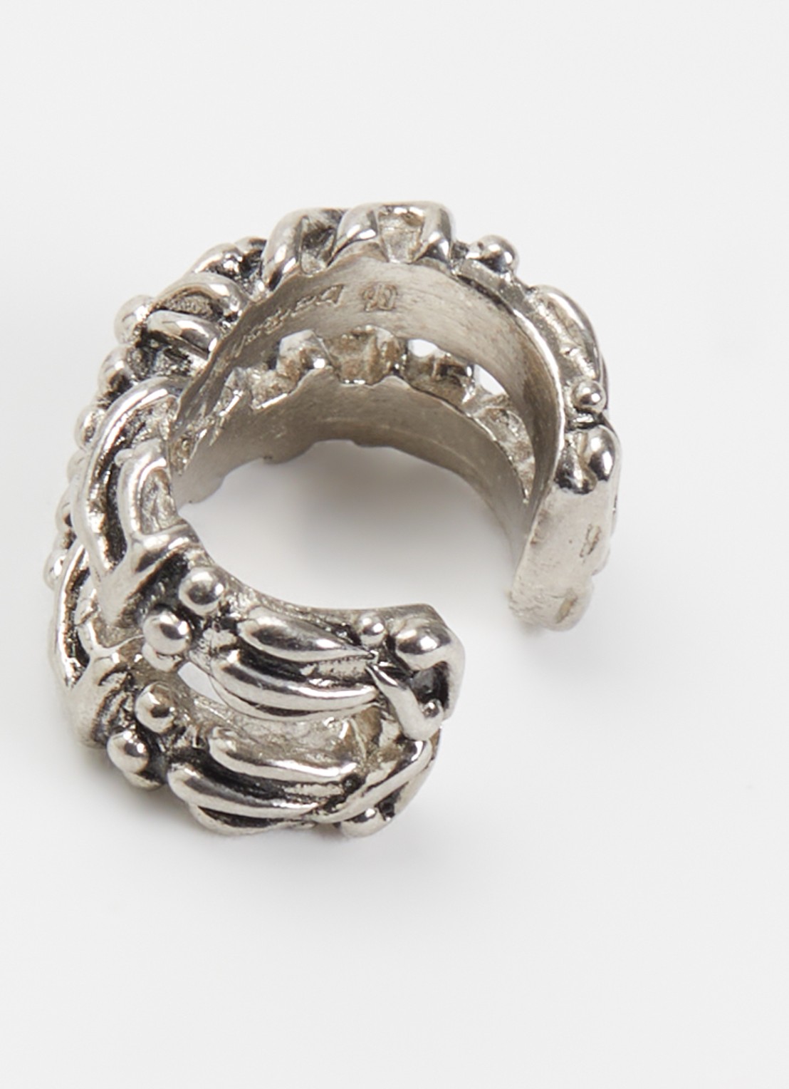 ba&sh Prune ear cuff van zilver - detail 3 zilver