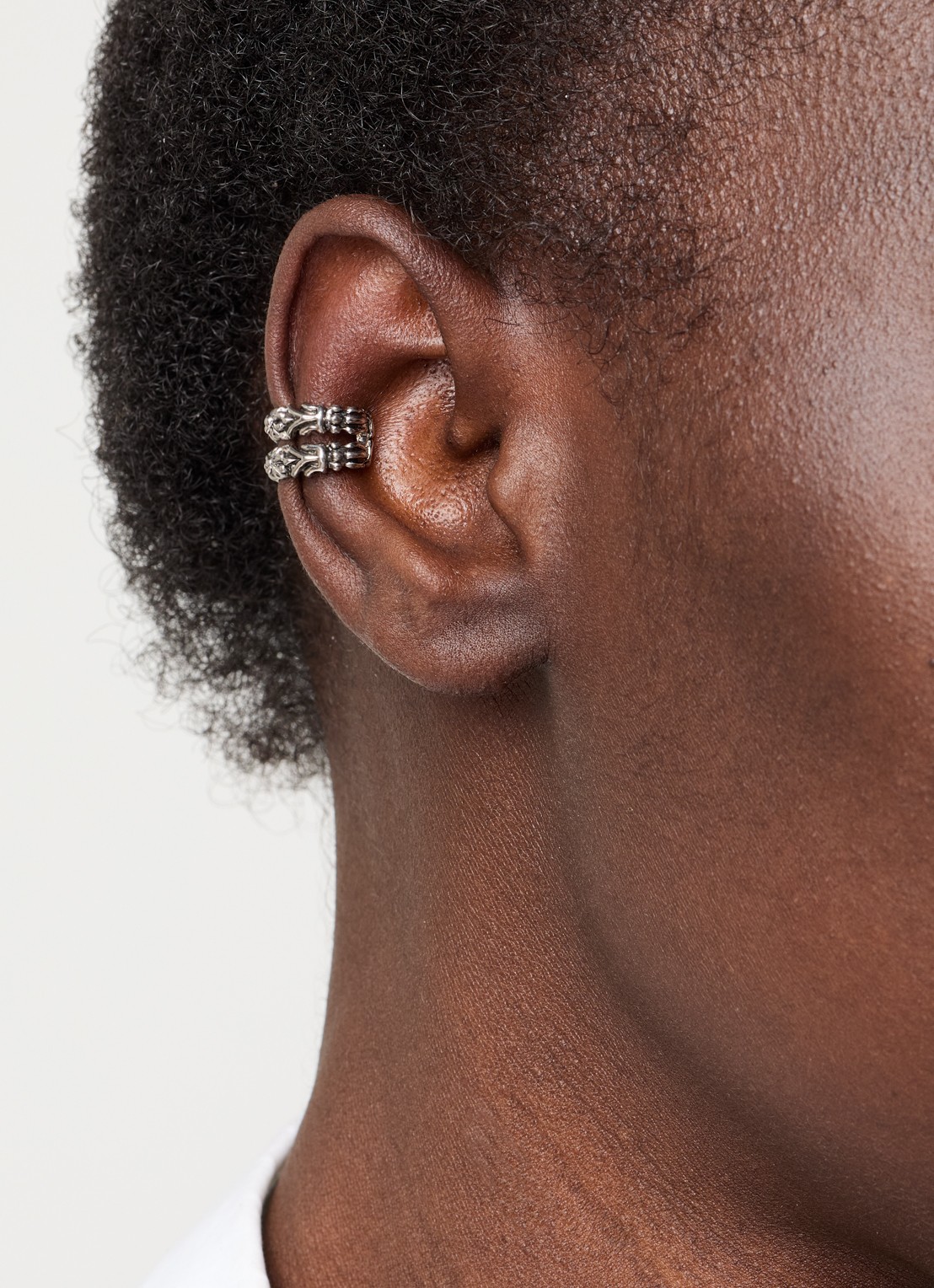 ba&sh Prune ear cuff van zilver - voorkant 2 zilver
