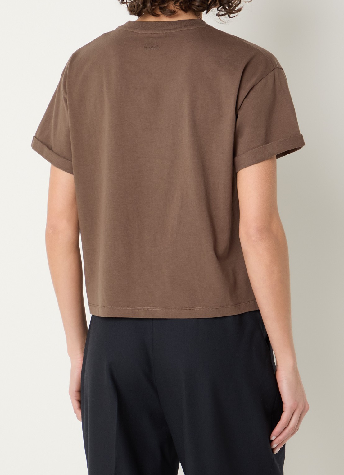 ba&sh Rosie T-shirt met ronde hals - achterkant 4 bruin