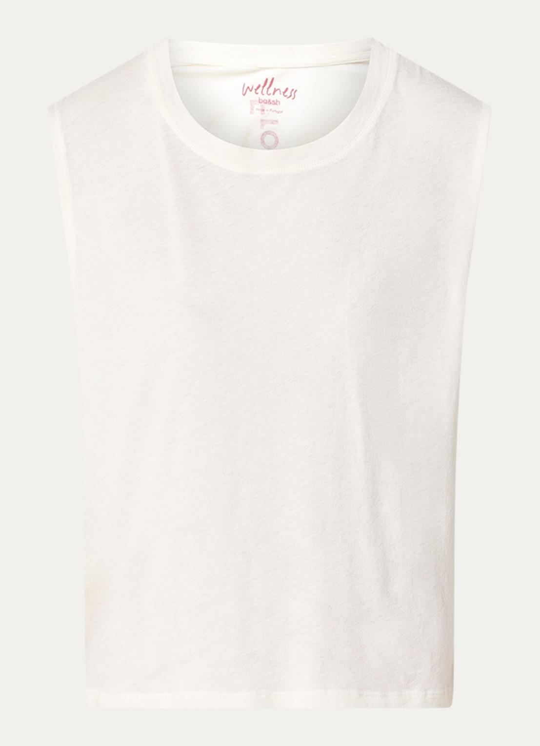 ba&sh Shava tanktop met backprint - voorkant 2 gebroken wit