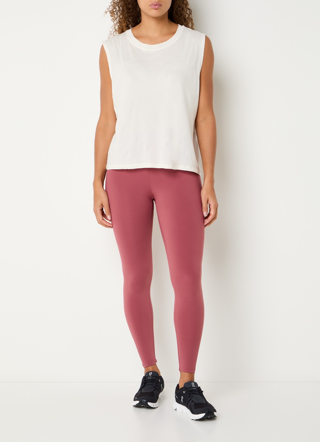 ba&sh Shava tanktop met backprint - voorkant 3 gebroken wit