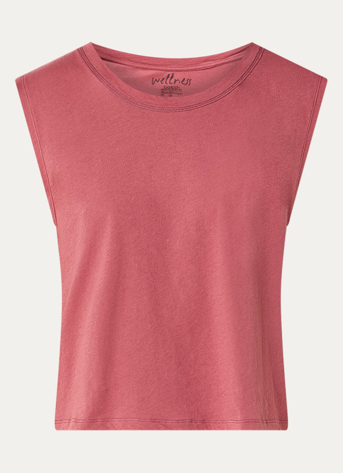 ba&sh Shava tanktop met backprint - voorkant 3 koraalrood