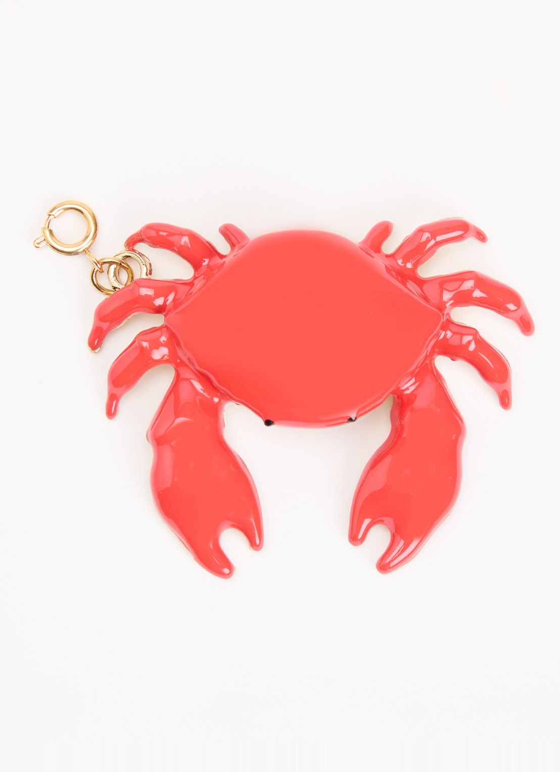 Babs The Label Shoreline hanger verguld - voorkant rood