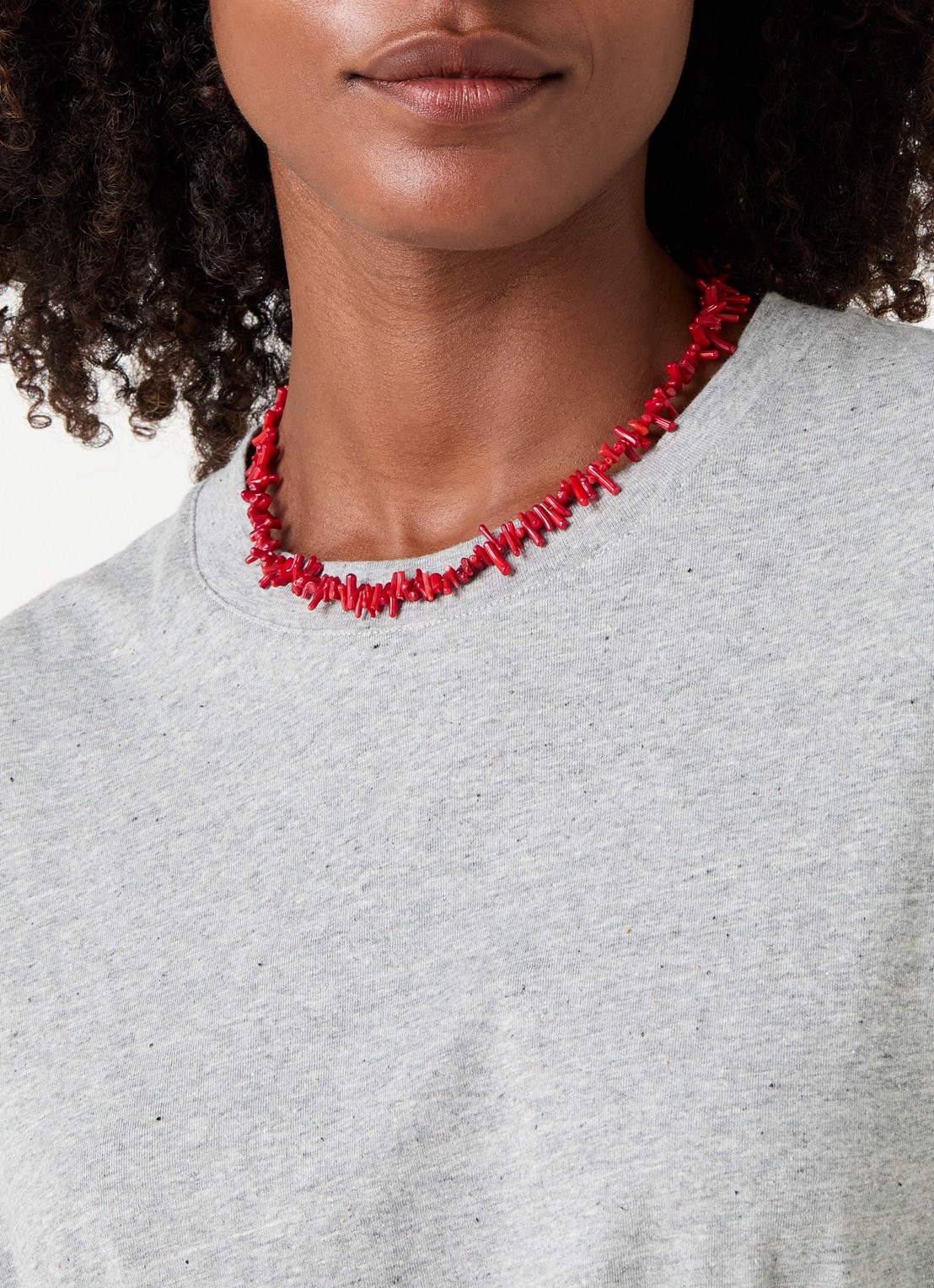Babs The Label The Ocean ketting verguld - voorkant 5 rood