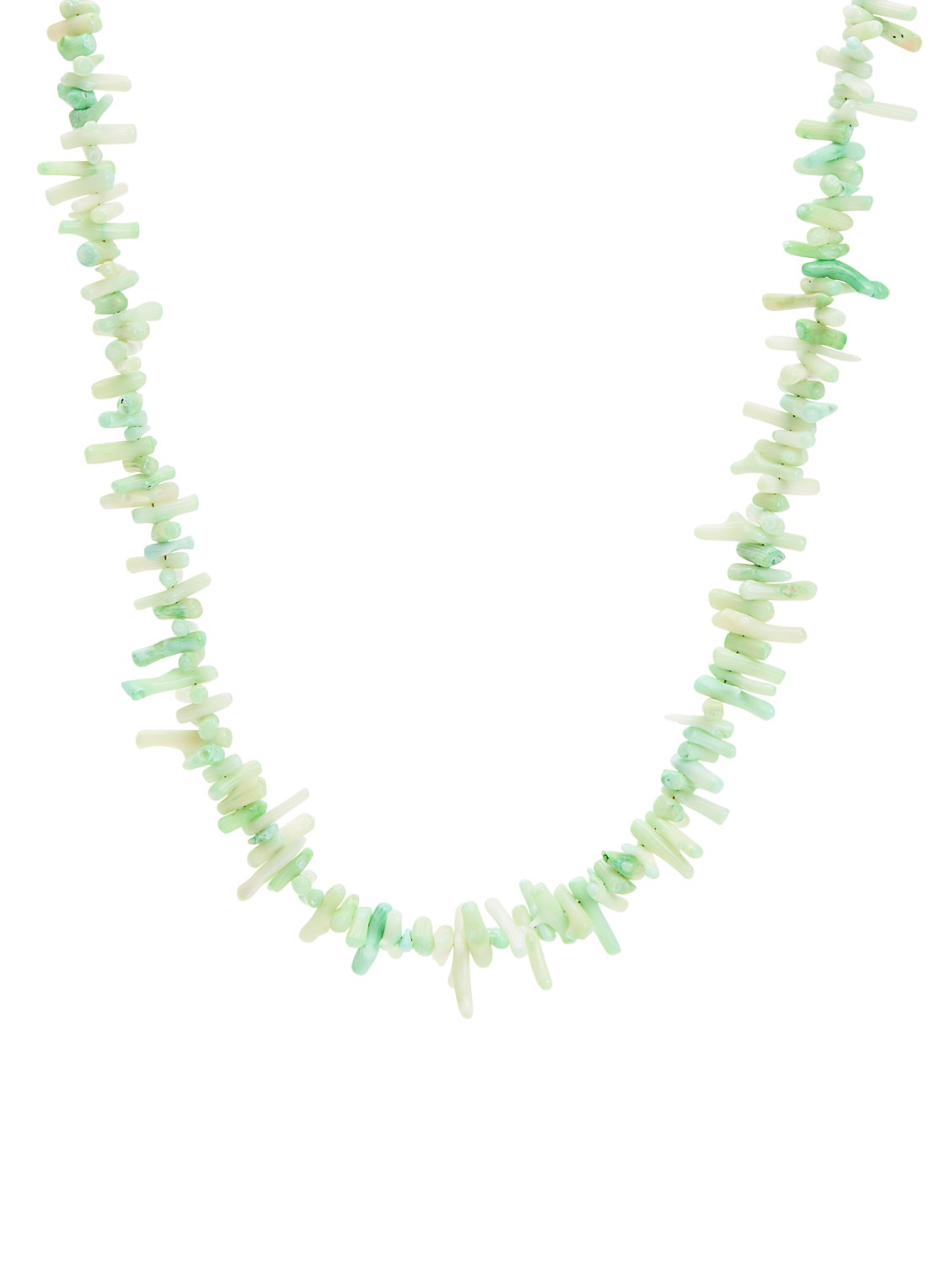 Babs The Label The Ocean ketting verguld - voorkant groen