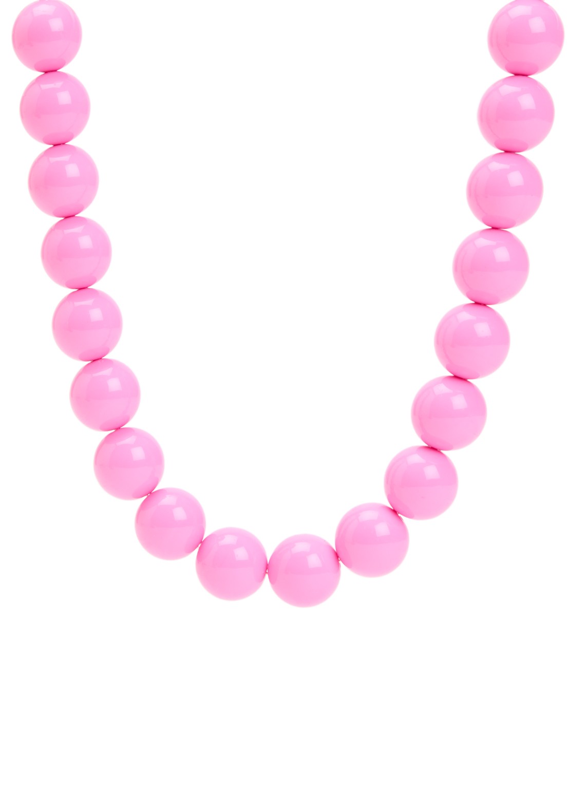 Babs The Label Tropical Treasure kralenketting verguld - voorkant 4 roze