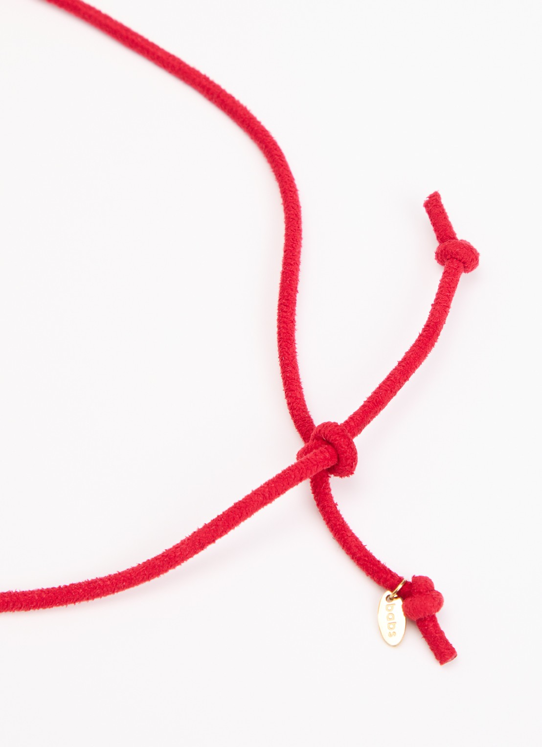 Babs The Label Wild Bloom ketting - detail 2 rood