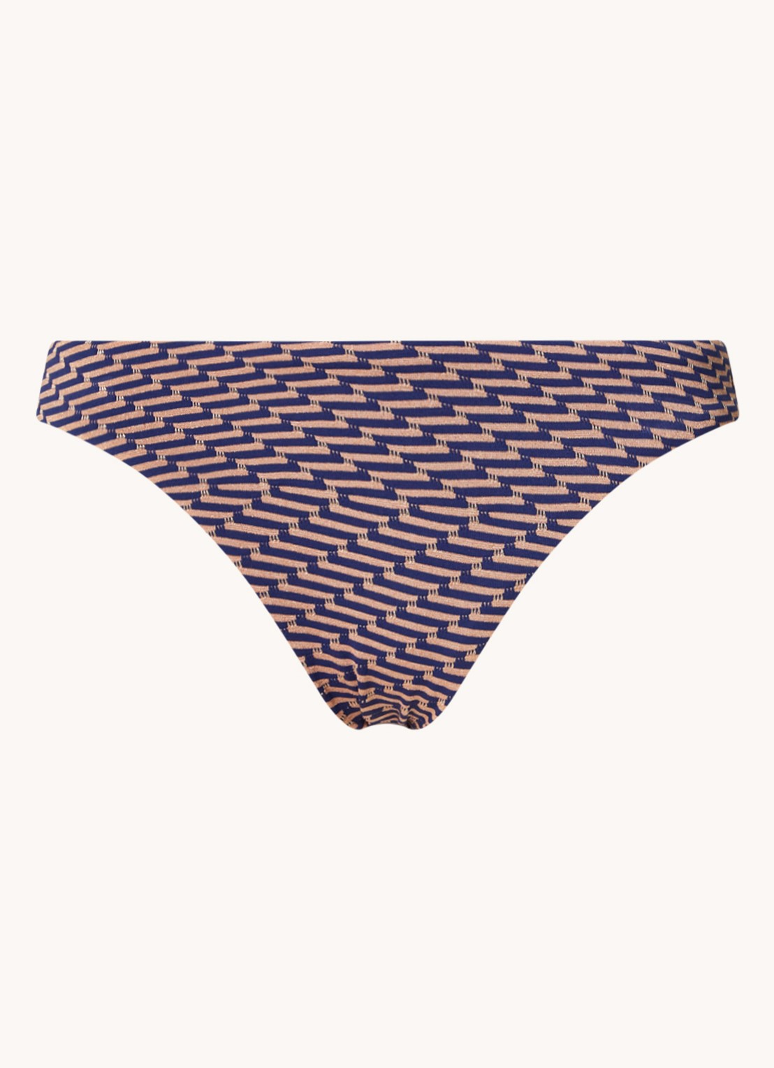 Baku Milan bikinislip met print - voorkant 3 donkerblauw
