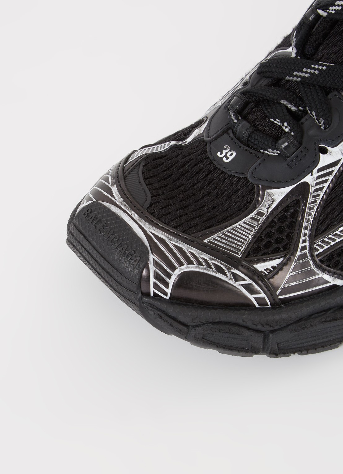 Balenciaga 3XL sneaker met mesh details  - detail 6 zwart