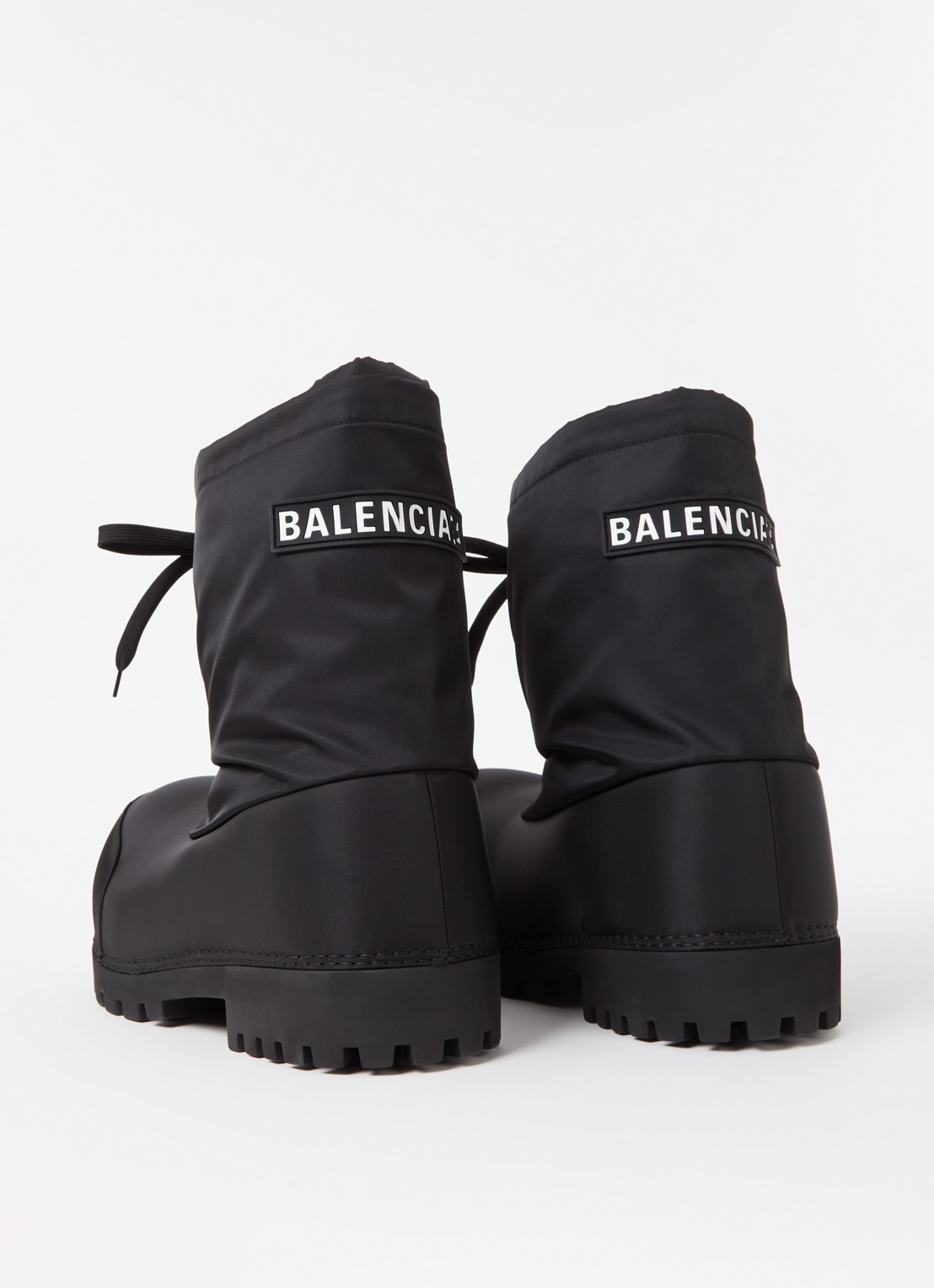 Balenciaga Alaska snowboot met logo - achterkant 5 zwart