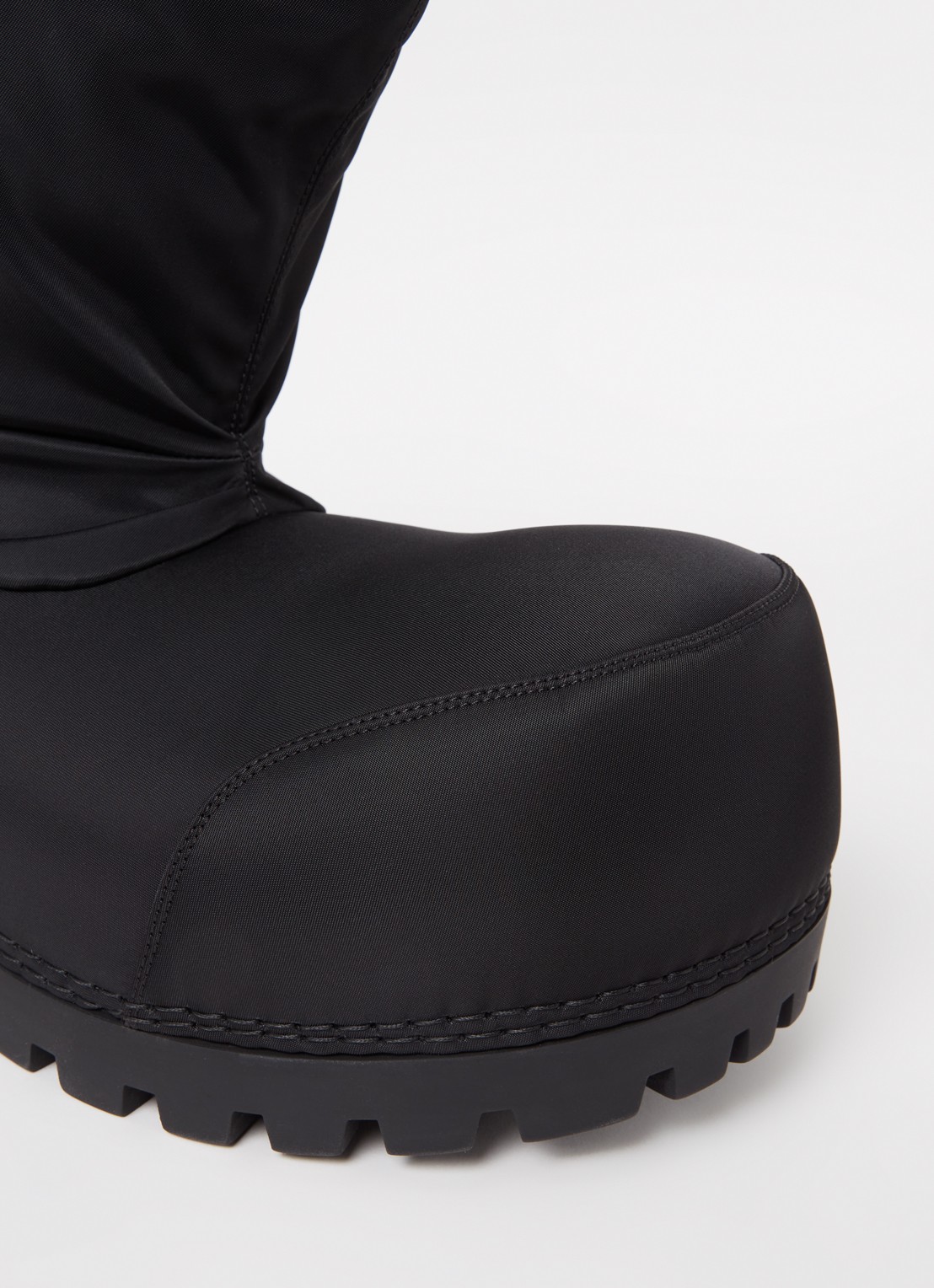 Balenciaga Alaska snowboot met logo - detail 3 zwart
