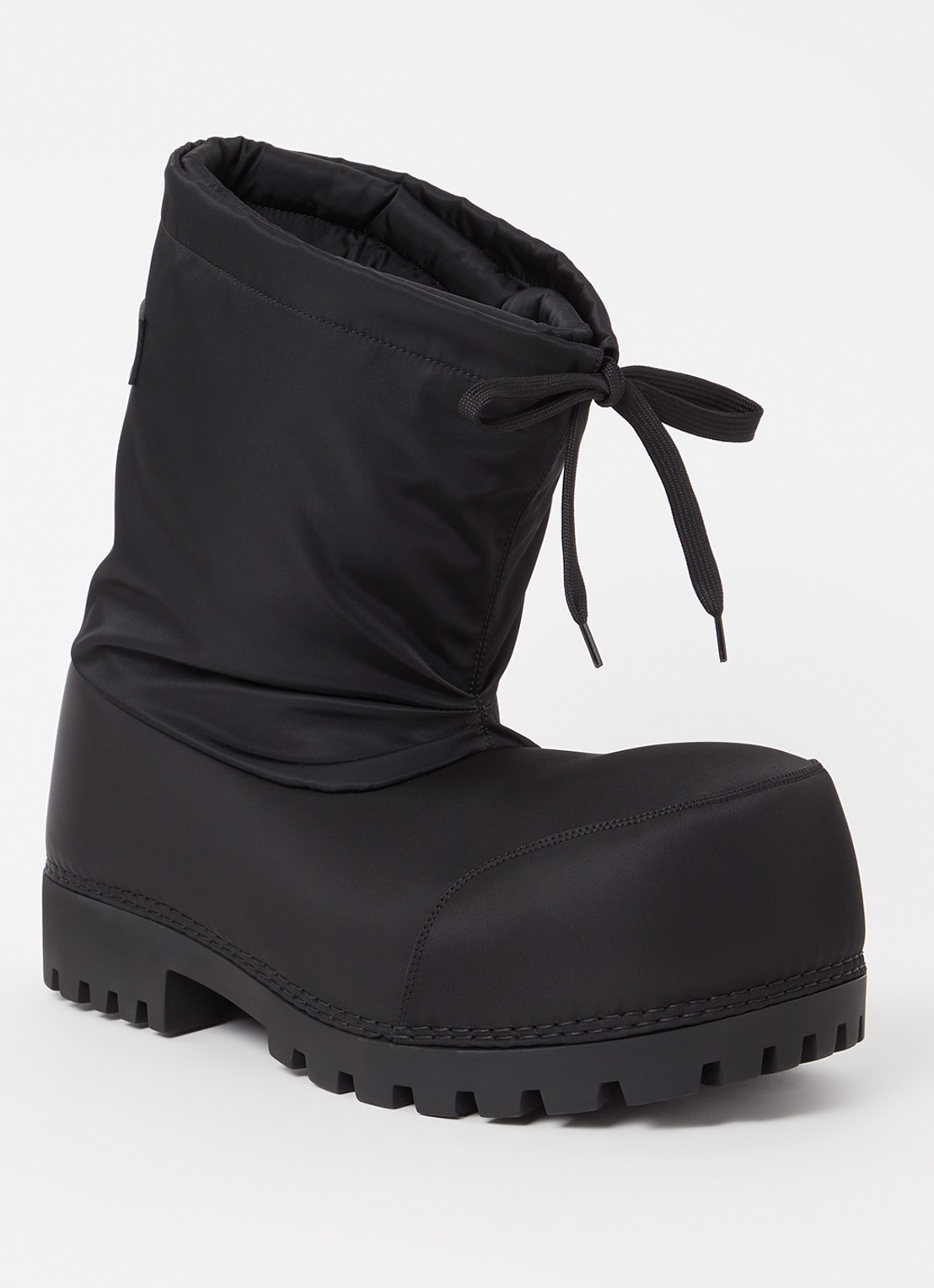 Balenciaga Alaska snowboot met logo - voorkant 4 zwart
