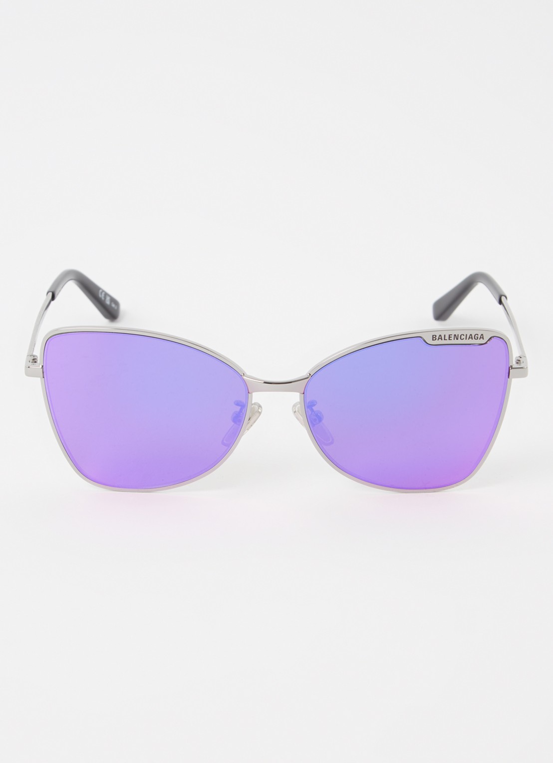 Balenciaga Butterfly zonnebril BB0278S - detail 3 grijs