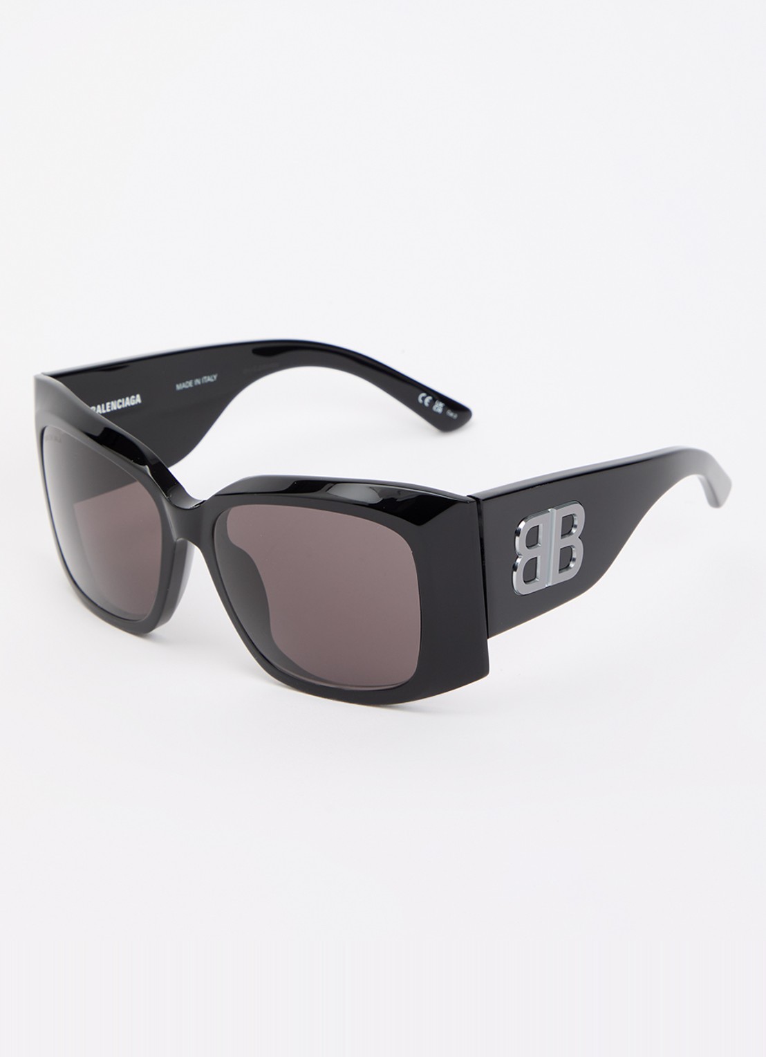 Balenciaga Butterfly zonnebril BB0443S - voorkant 3 zwart