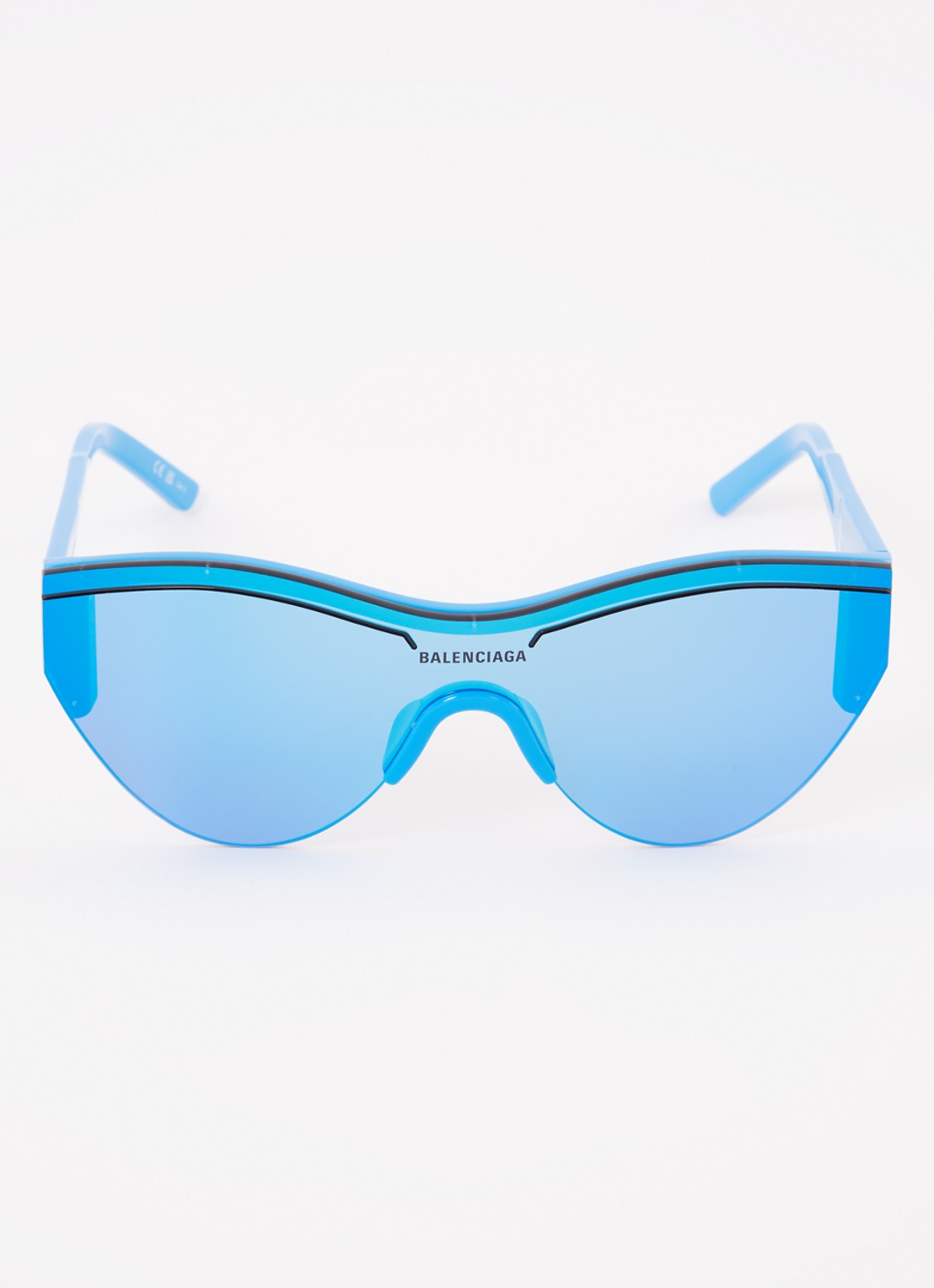 Balenciaga Cat Eye zonnebril BB0004S - detail blauw