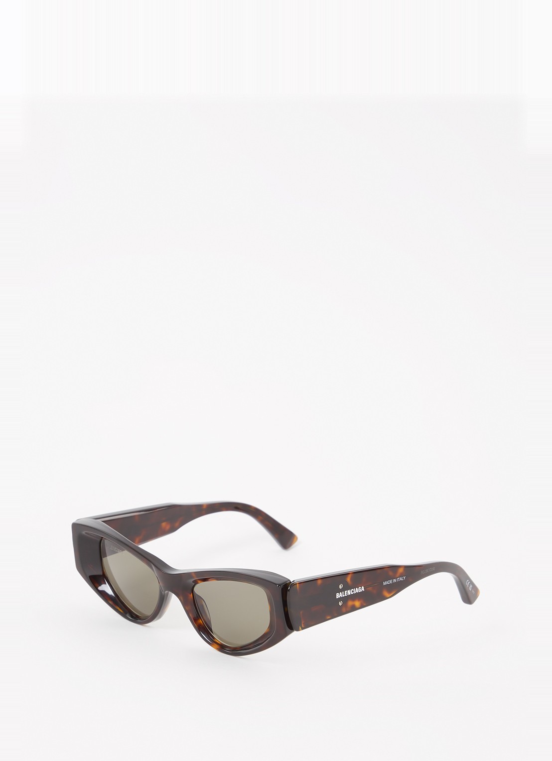 Balenciaga Cat eye zonnebril BB0243S - voorkant 4 donkerbruin