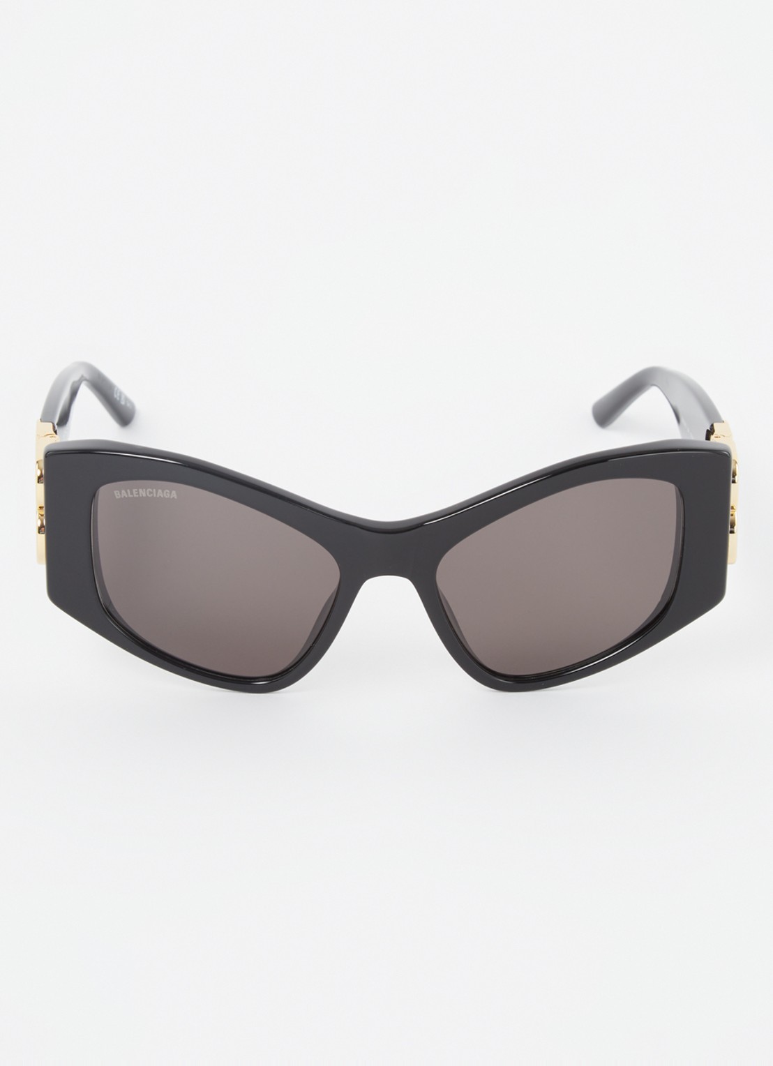 Balenciaga Cat Eye zonnebril BB0287S - voorkant 4 zwart