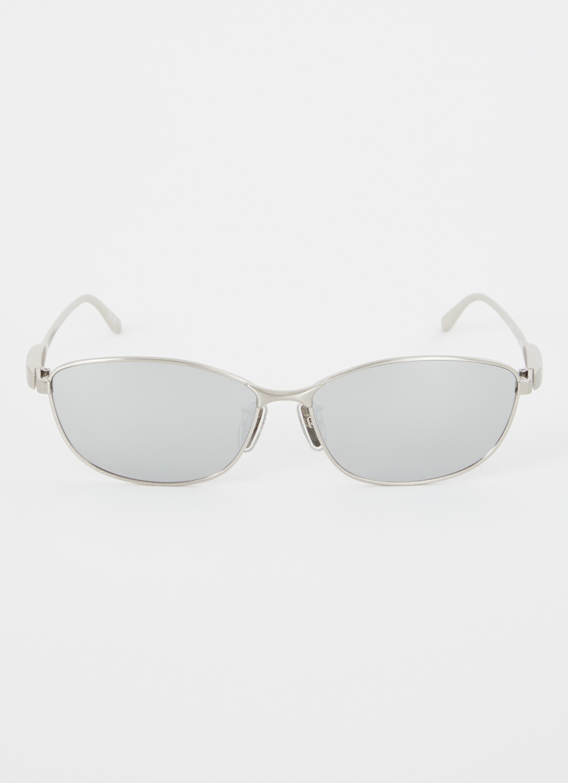 Balenciaga Cat Eye zonnebril BB0357SA - detail zilver