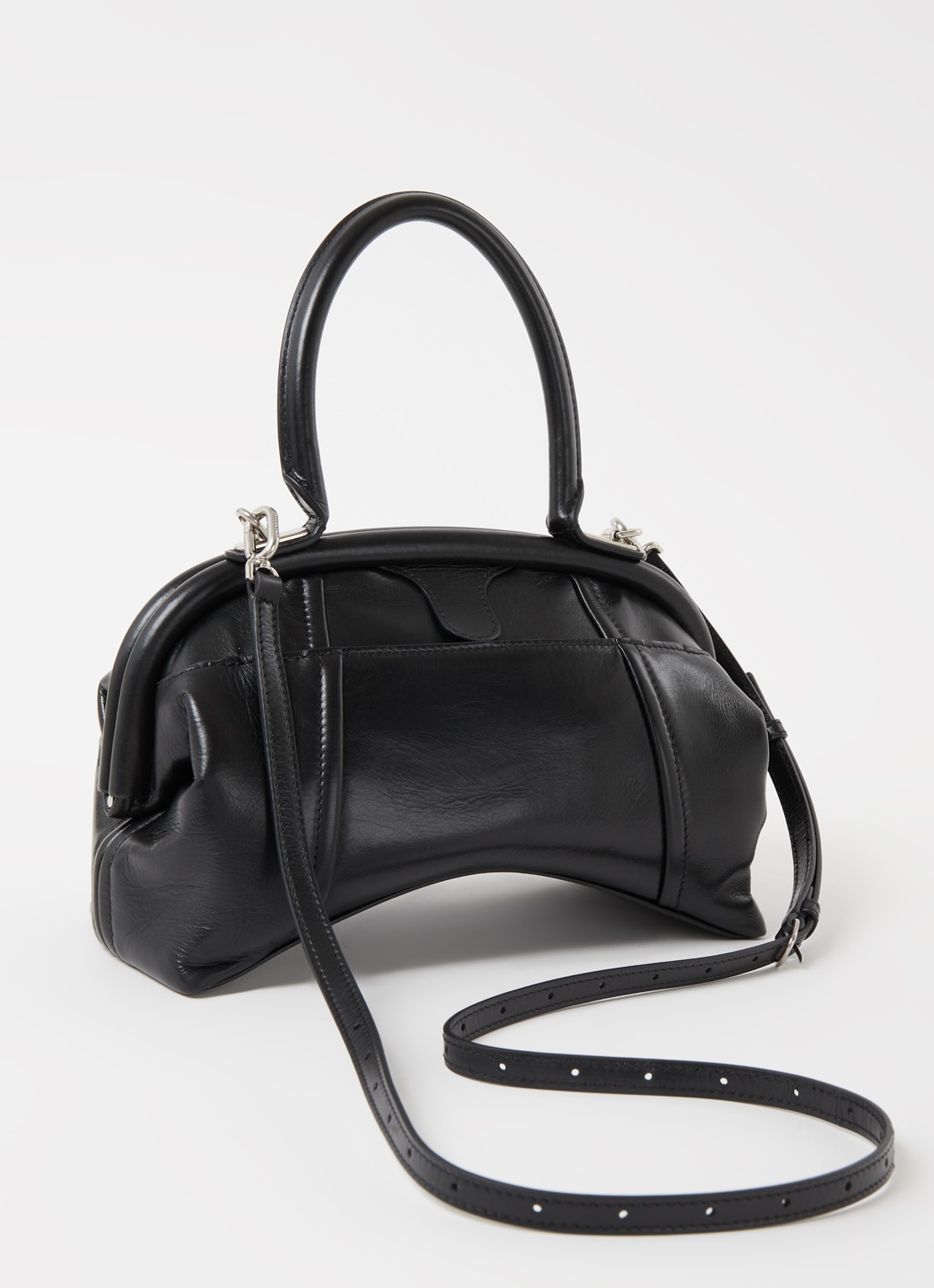 Balenciaga Frame S handtas van kalfsleer - achterkant 4 zwart