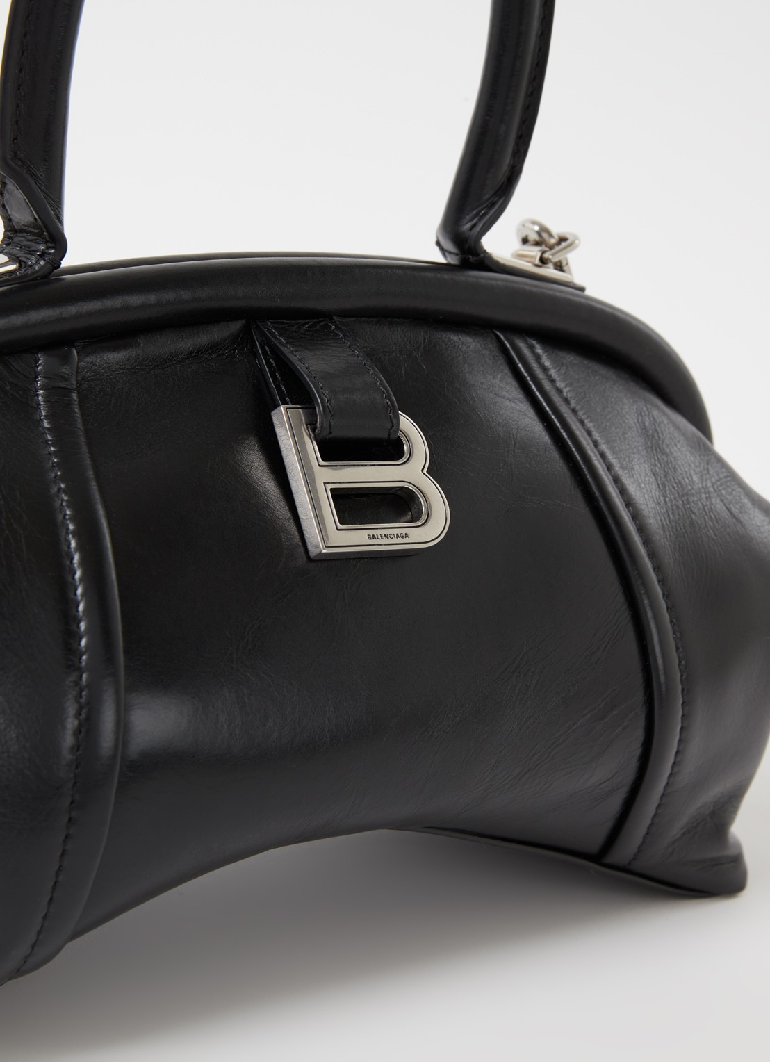 Balenciaga Frame S handtas van kalfsleer - detail 7 zwart