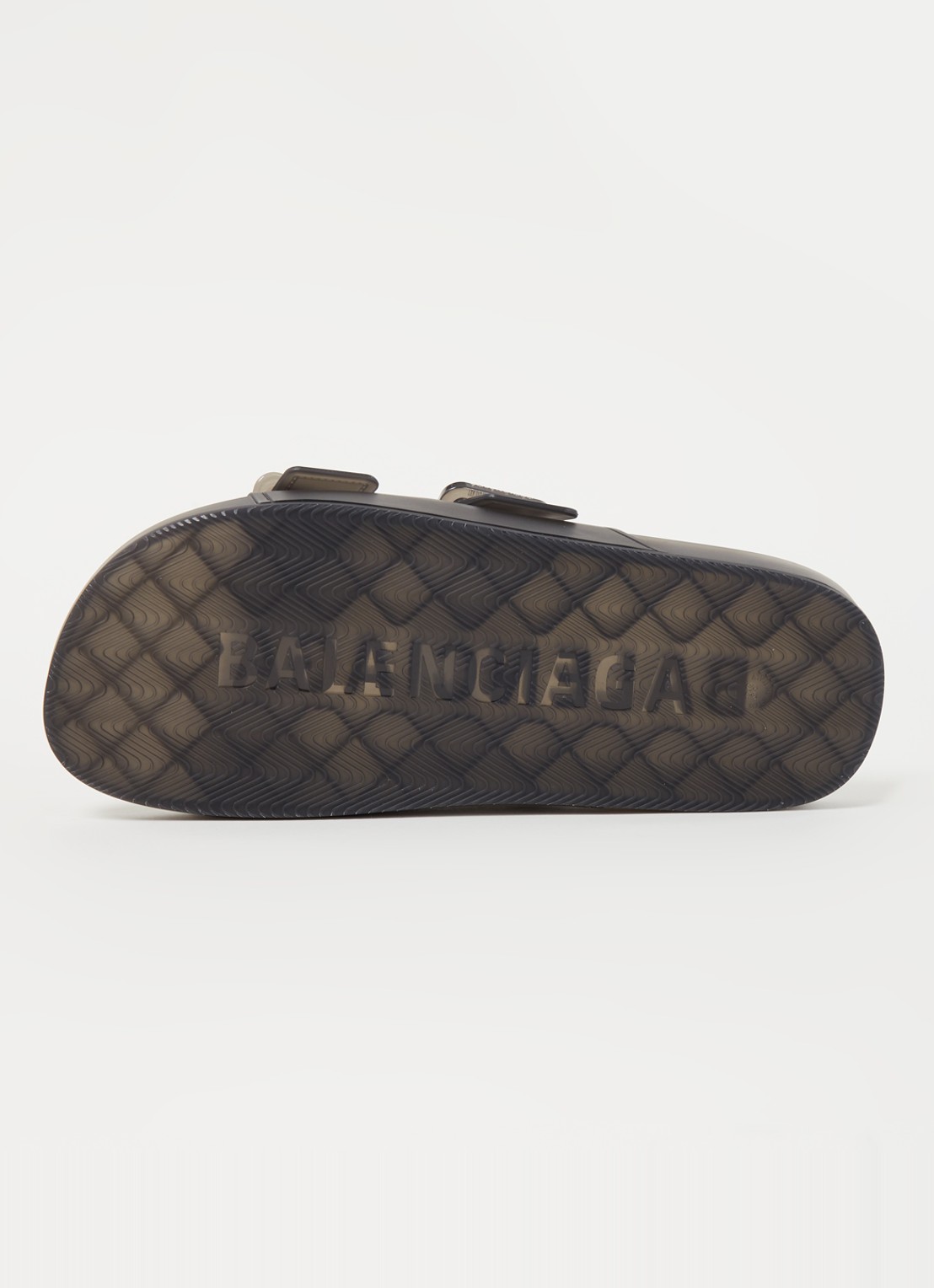 Balenciaga Mallorca slipper met gespdetail - detail 2 antraciet