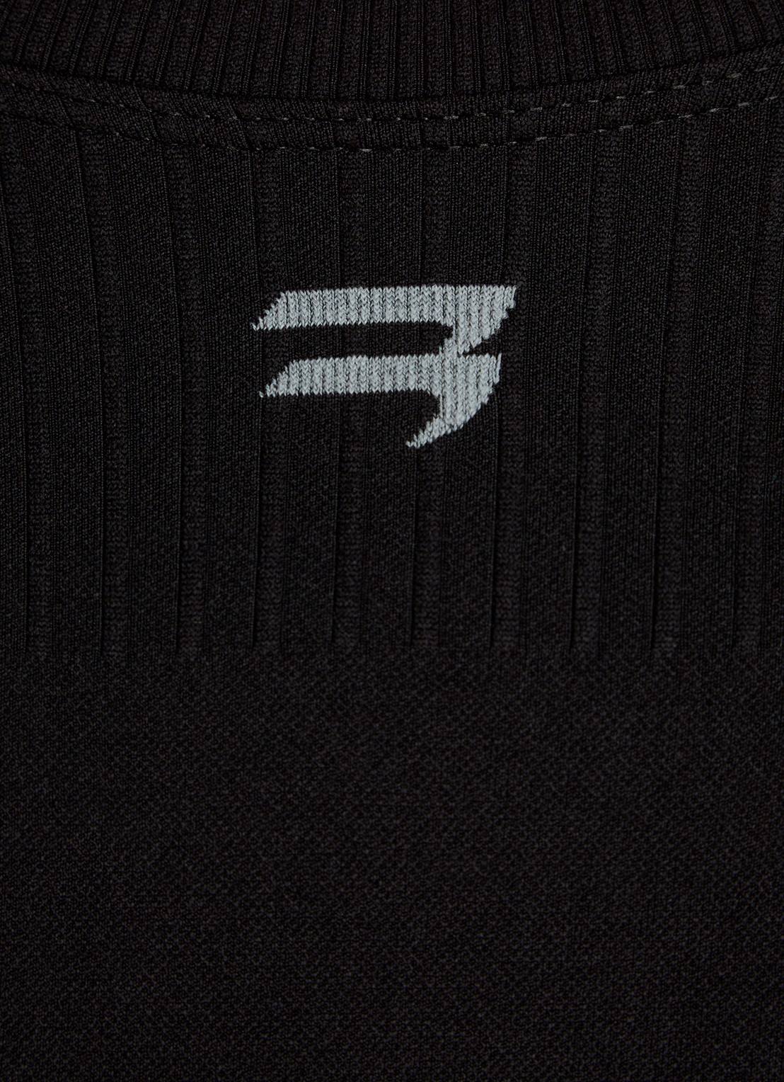Balenciaga Mini jurk met structuur en logo - detail 3 zwart