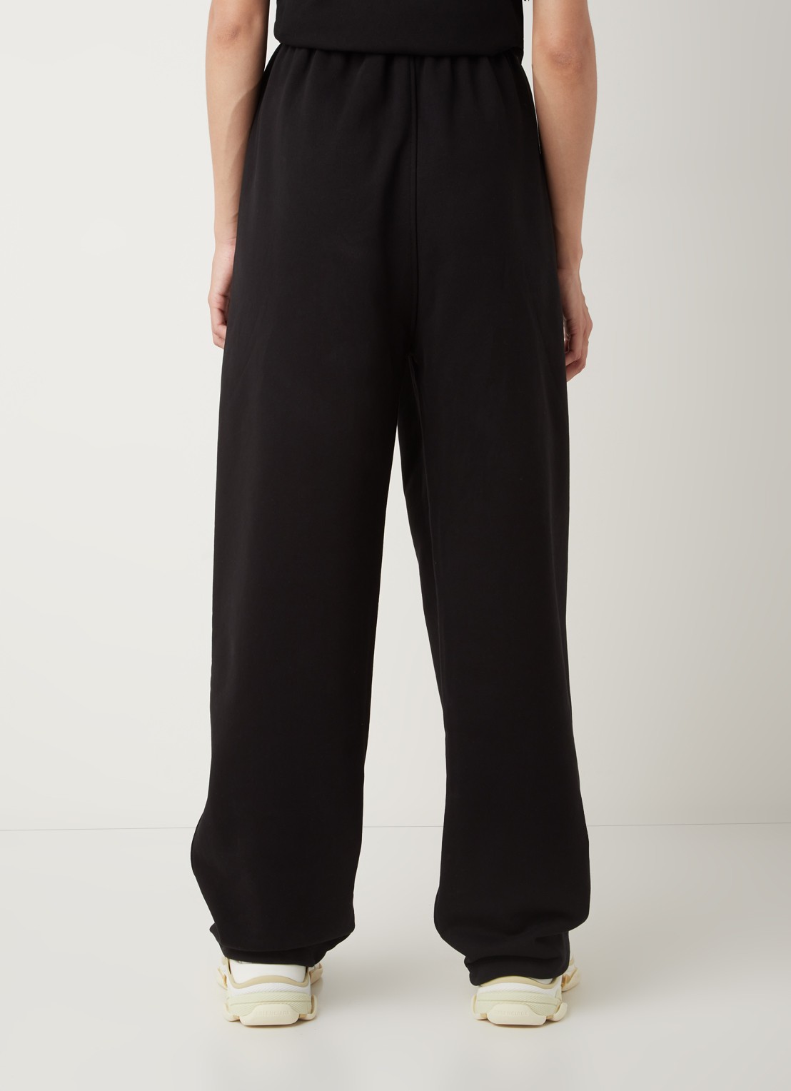 Balenciaga Political Campaign high waist wide fit joggingbroek met steekzakken - achterkant 2 zwart