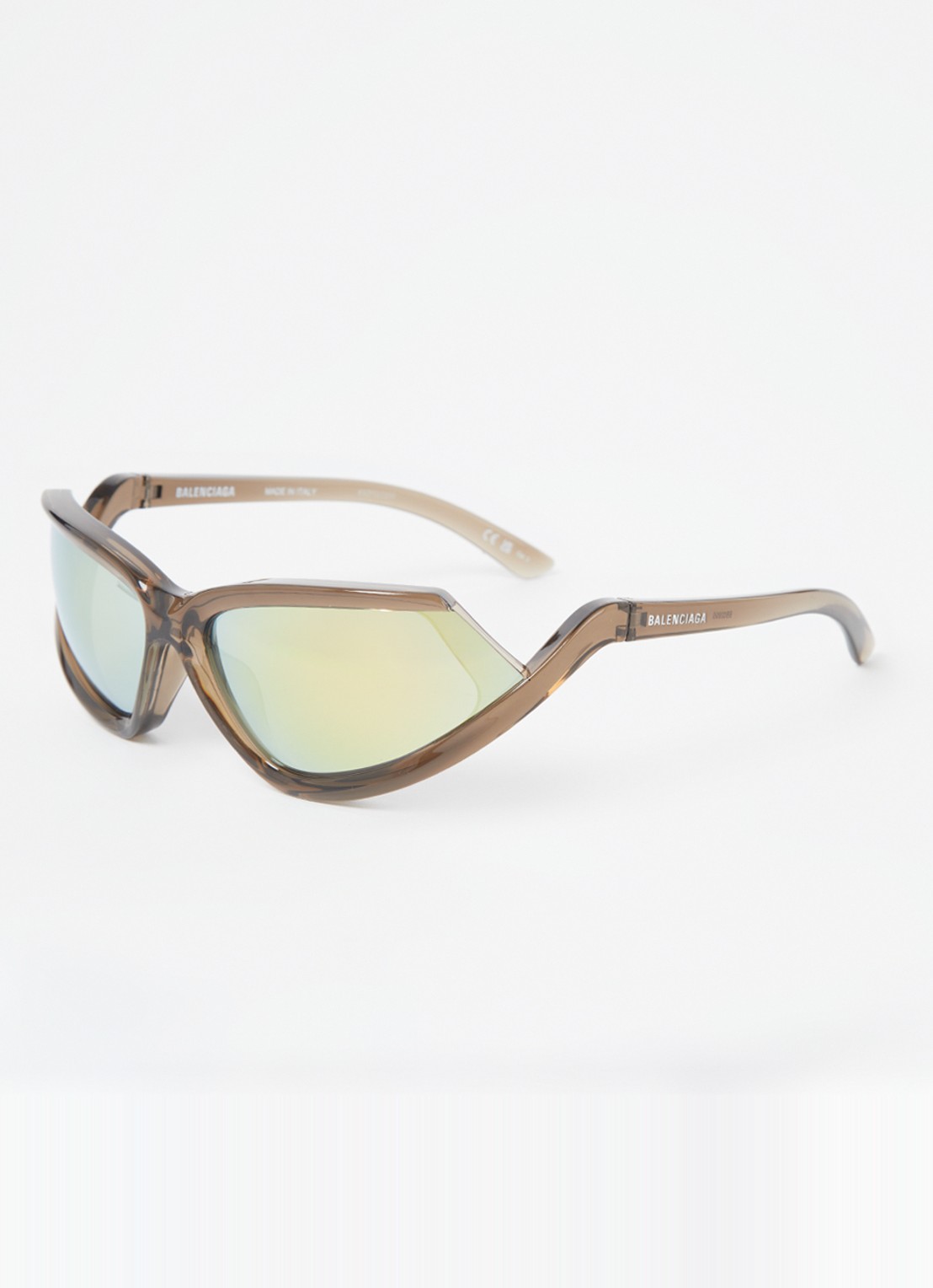 Balenciaga Retro zonnebril BB0289S - voorkant lichtbruin