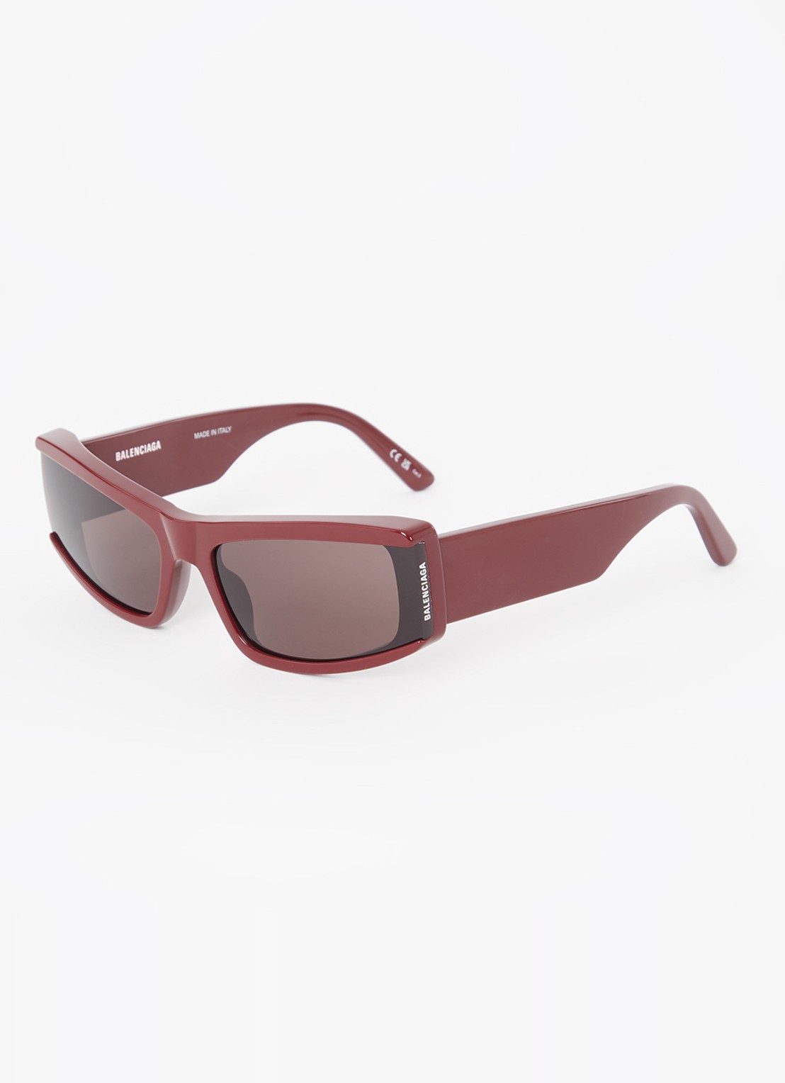 Balenciaga Retro zonnebril BB0301S - voorkant 4 bordeauxrood