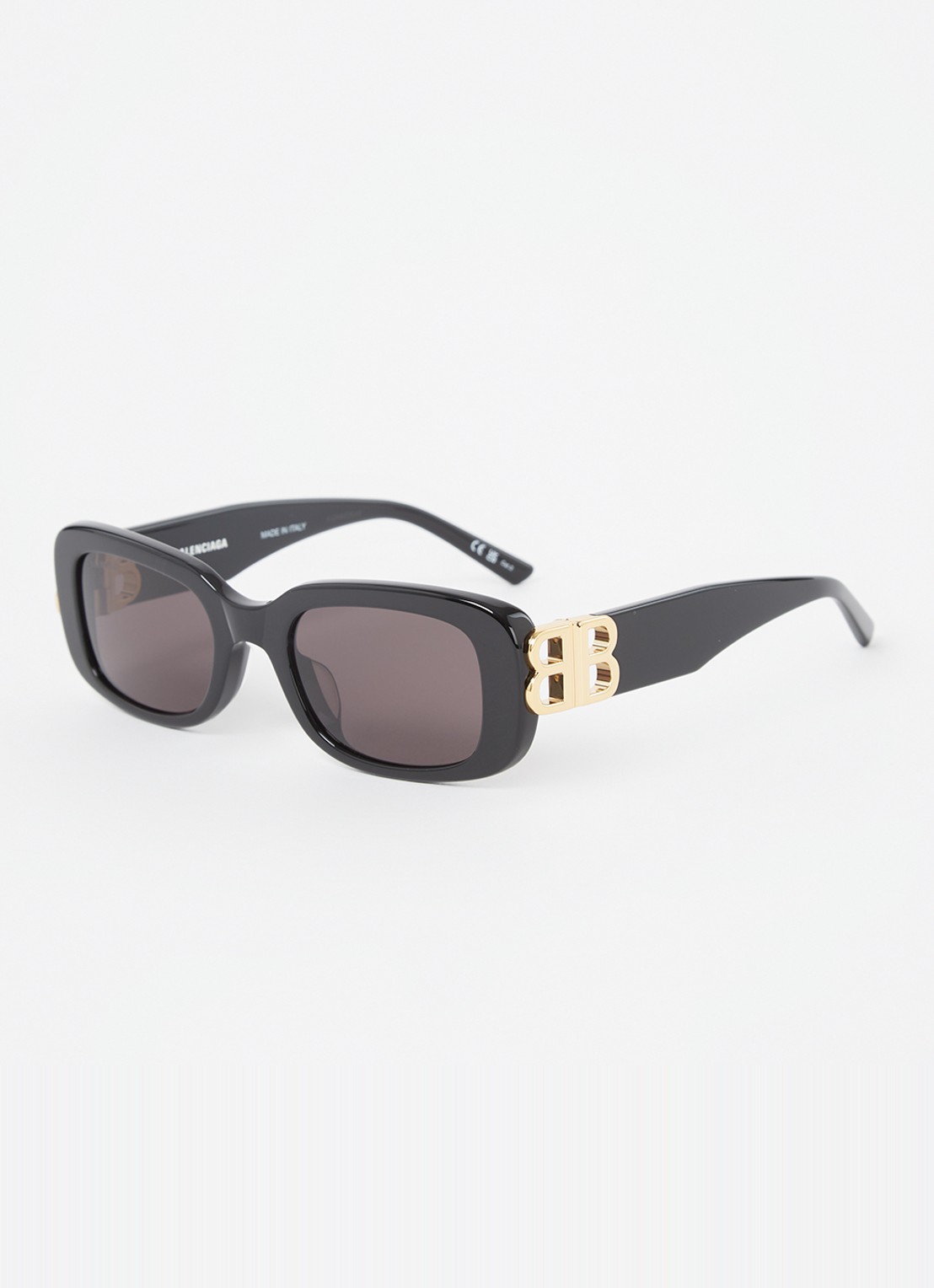 Balenciaga Retro zonnebril BB0310SK - voorkant 3 zwart