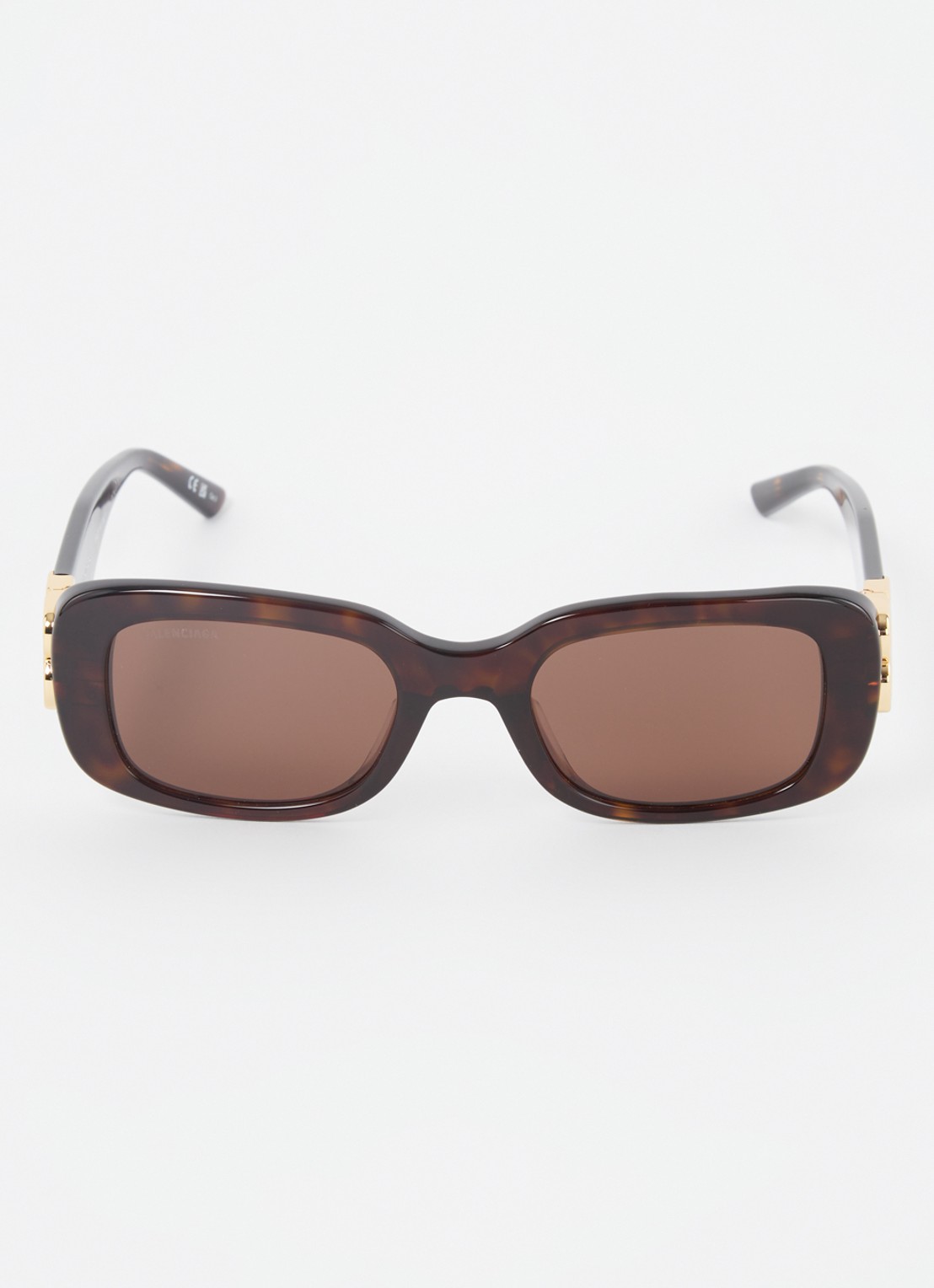 Balenciaga Retro zonnebril BB0310SK - voorkant 2 donkerbruin