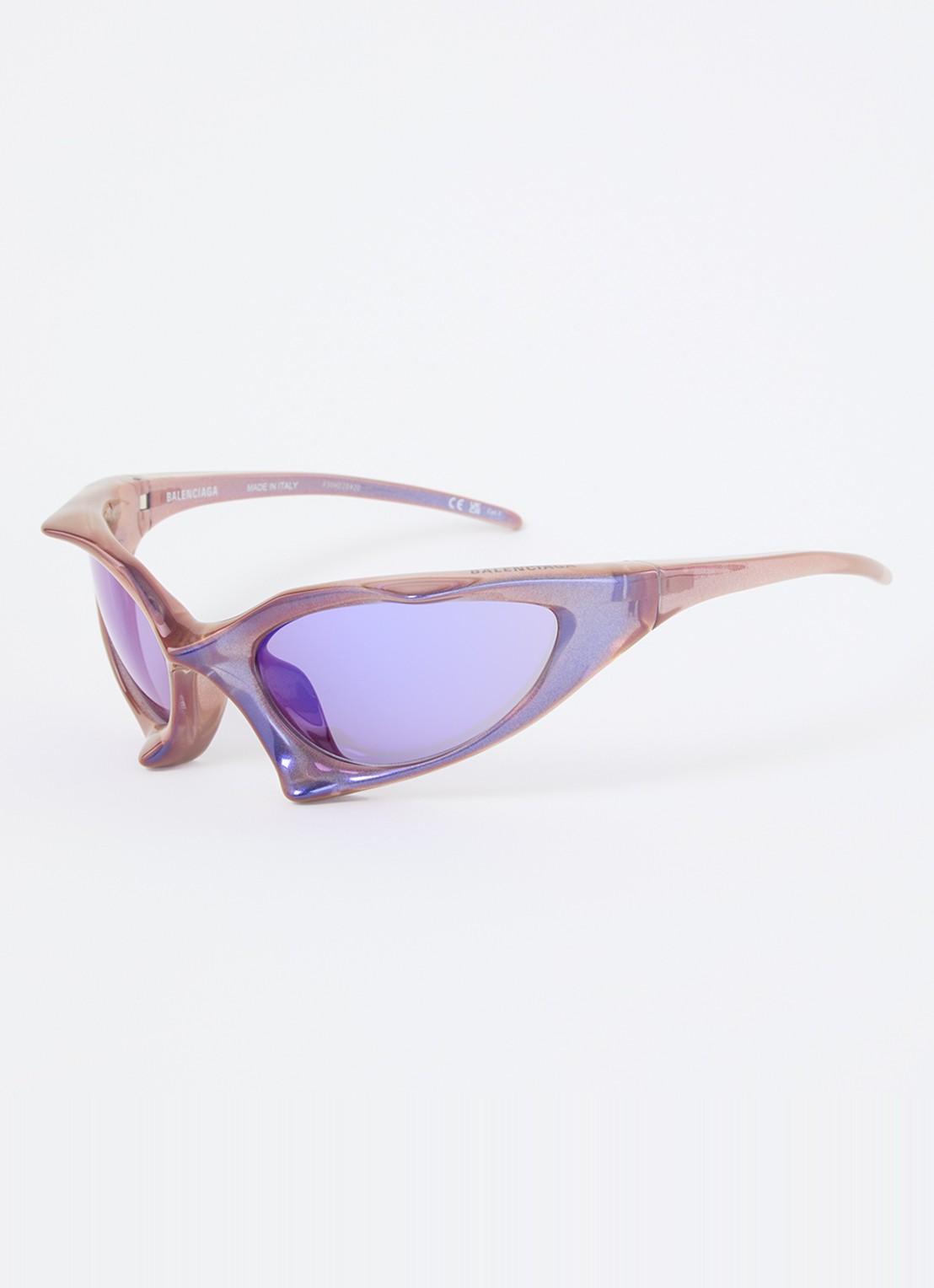 Balenciaga Retro zonnebril BB0352S - voorkant paars