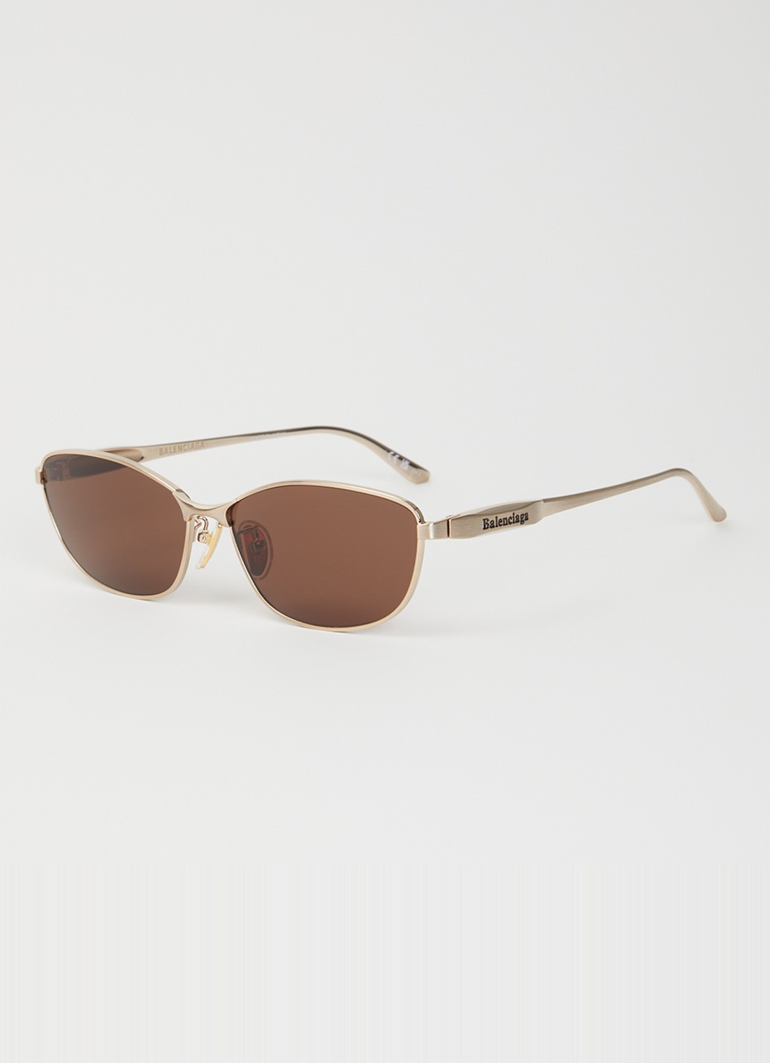 Balenciaga Retro zonnebril BB0357SA - voorkant goud
