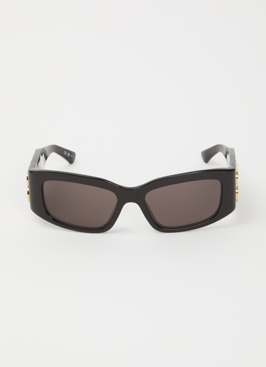 Balenciaga Retro zonnebril BB0360S - detail zwart