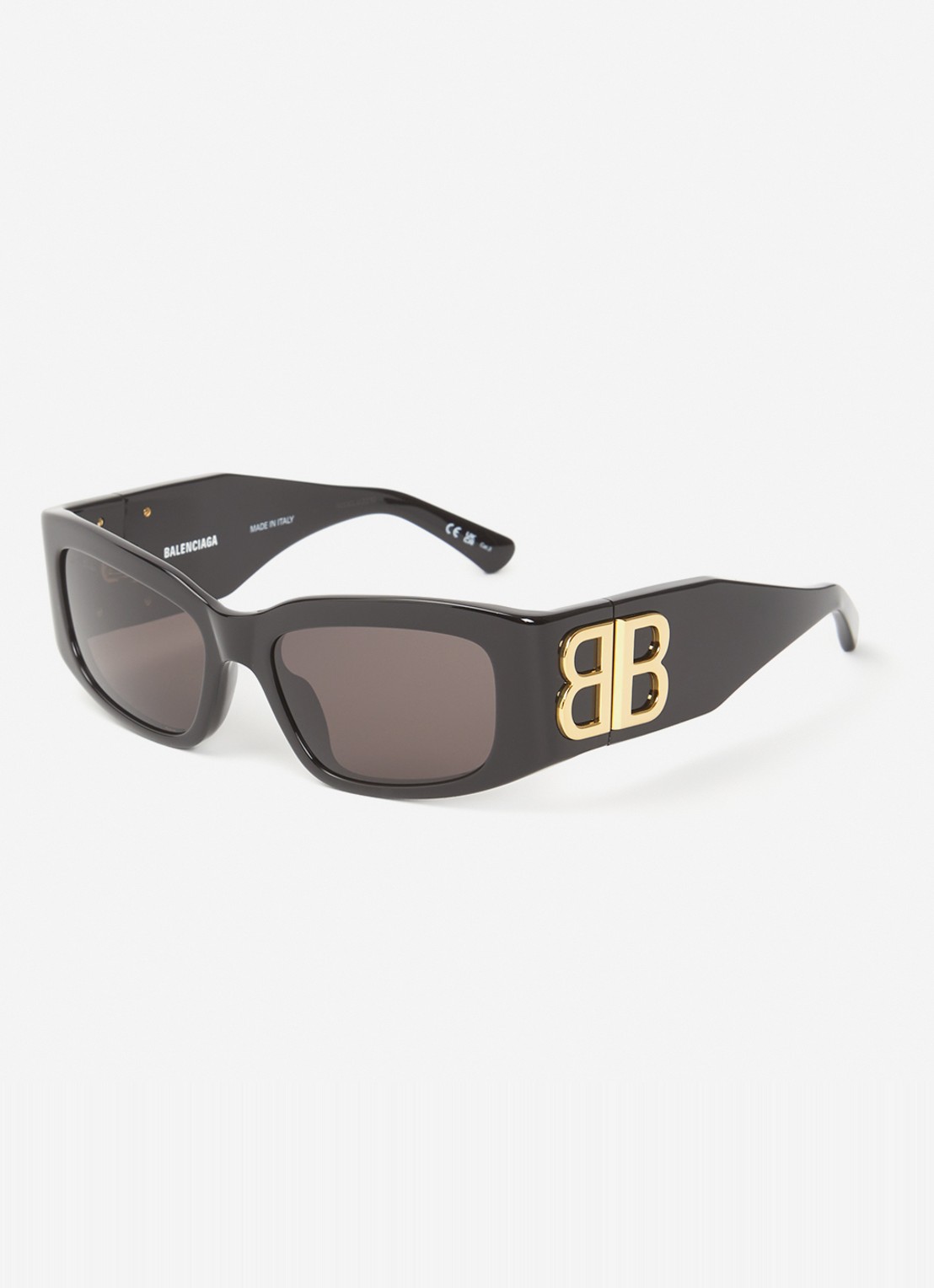 Balenciaga Retro zonnebril BB0360S - voorkant 4 zwart