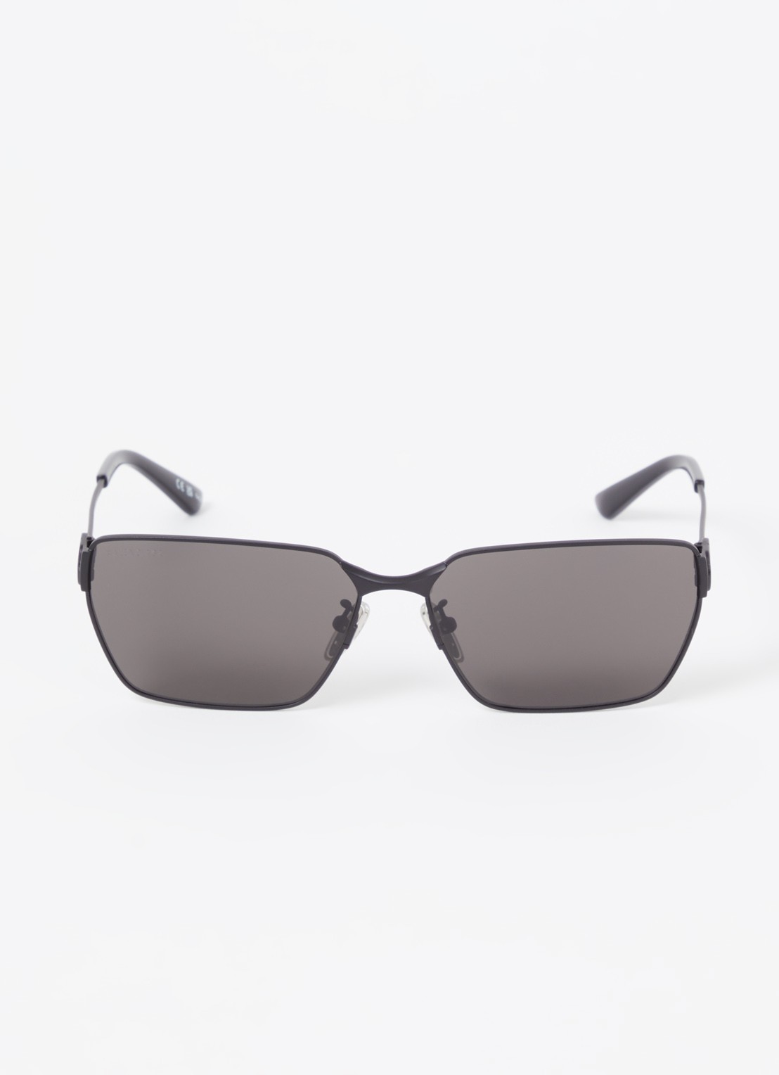Balenciaga Retro zonnebril BB0374SK - detail zwart