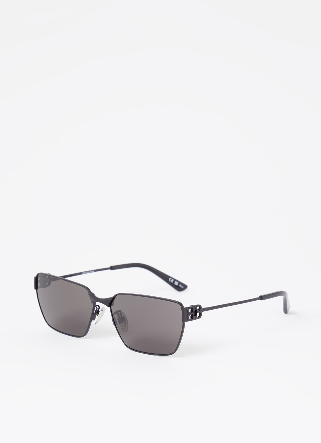 Balenciaga Retro zonnebril BB0374SK - voorkant 4 zwart