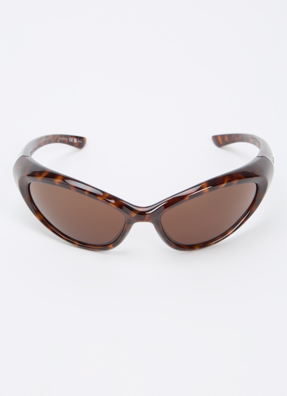 Balenciaga Retro zonnebril BB0384S - detail 2 donkerbruin