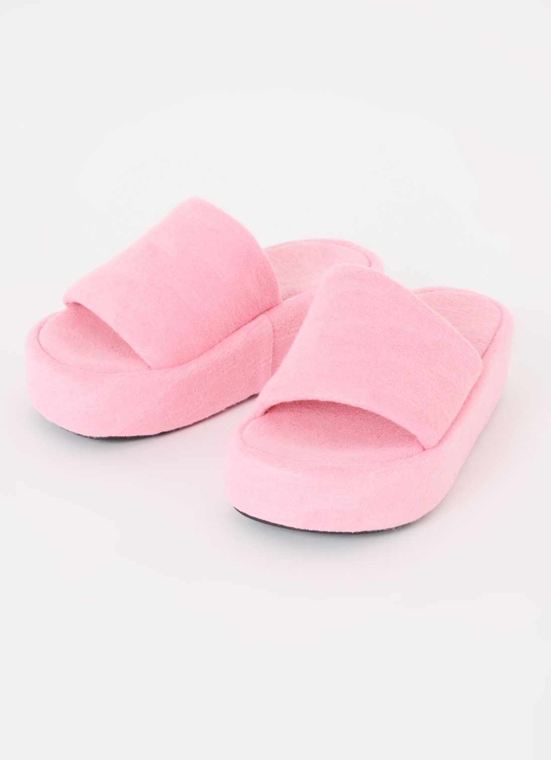 Balenciaga Rise slipper met logo - detail 2 roze