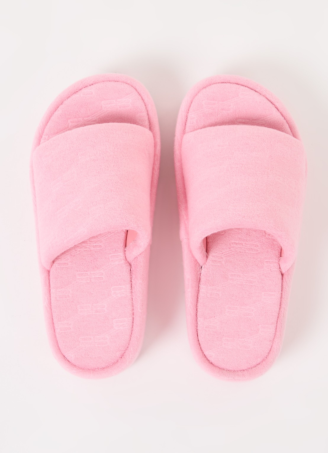 Balenciaga Rise slipper met logo - detail 3 roze