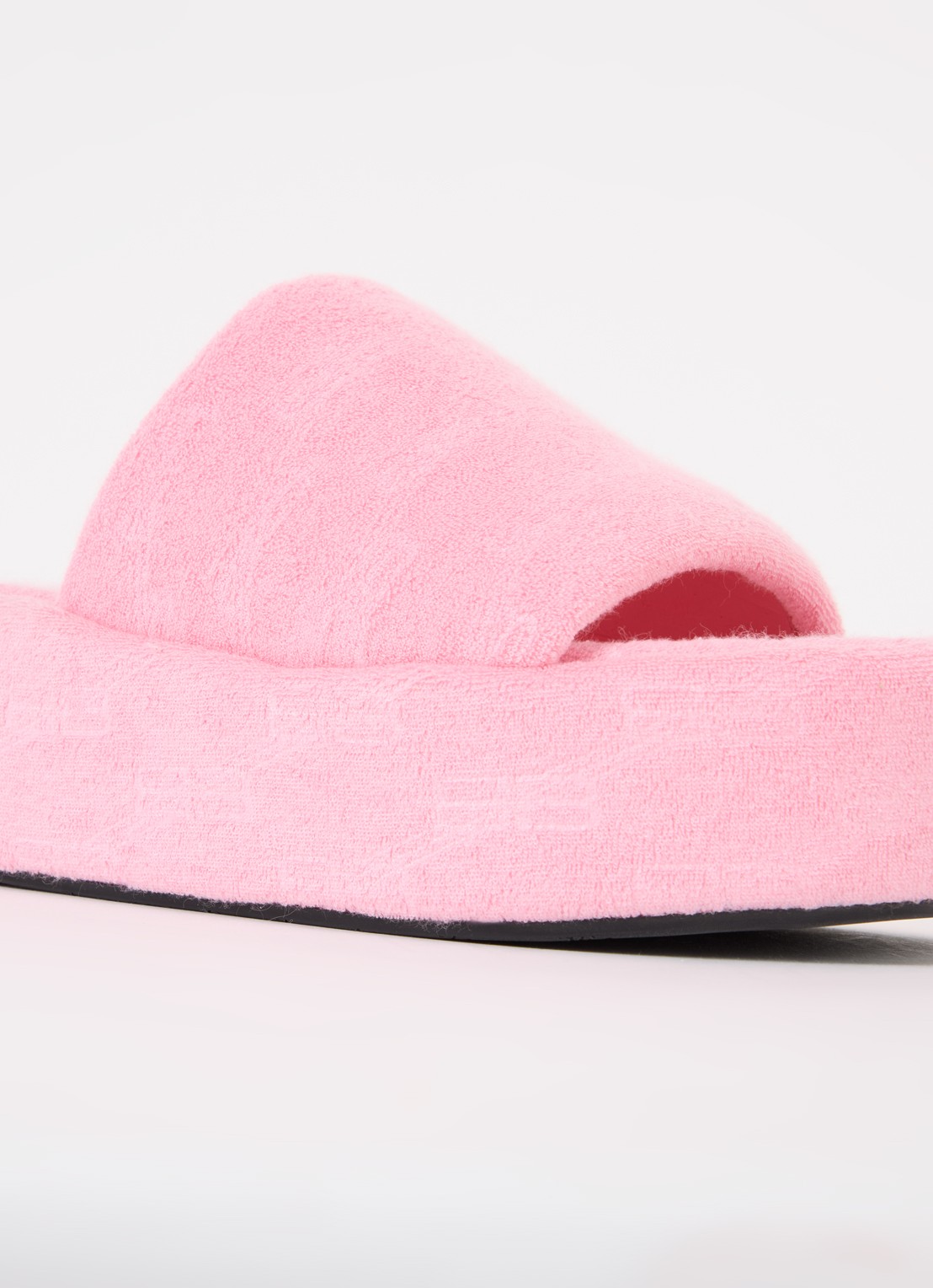 Balenciaga Rise slipper met logo - detail 5 roze